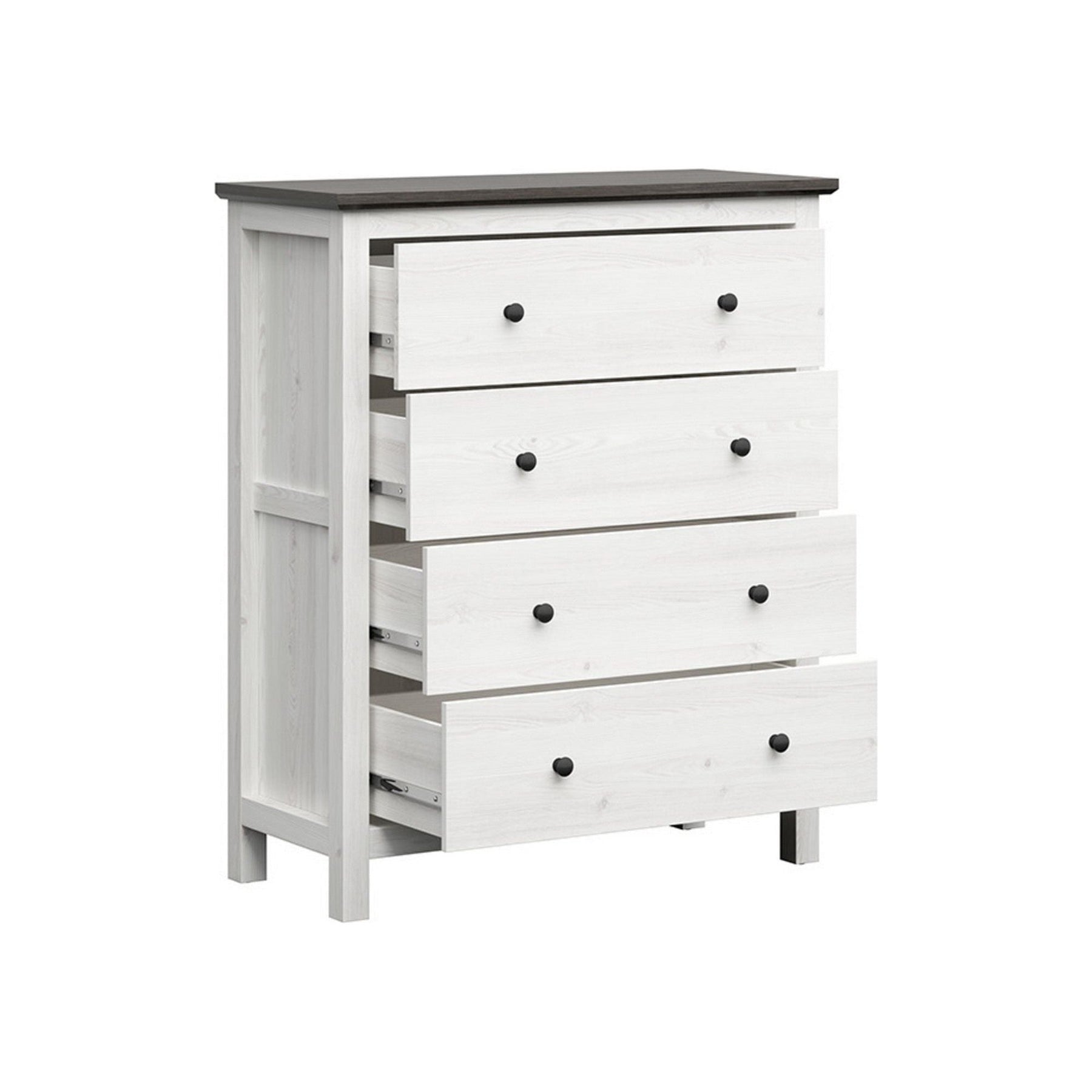 Comoda HESEN, zada sibiu deschis/pin larico, PAL, 101x44x120 cm