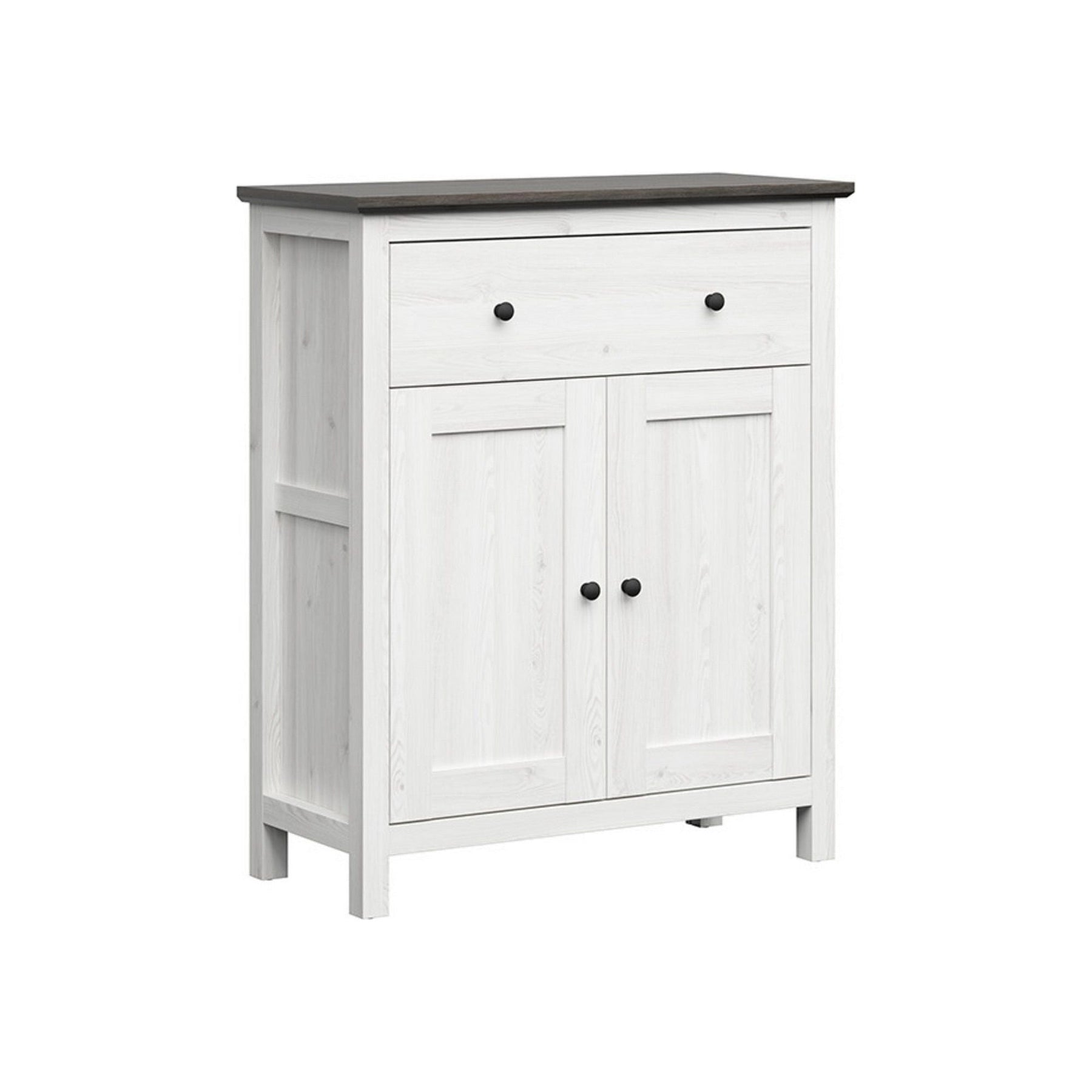 Comoda HESEN, zada sibiu deschis/pin larico, PAL, 101x44x121 cm