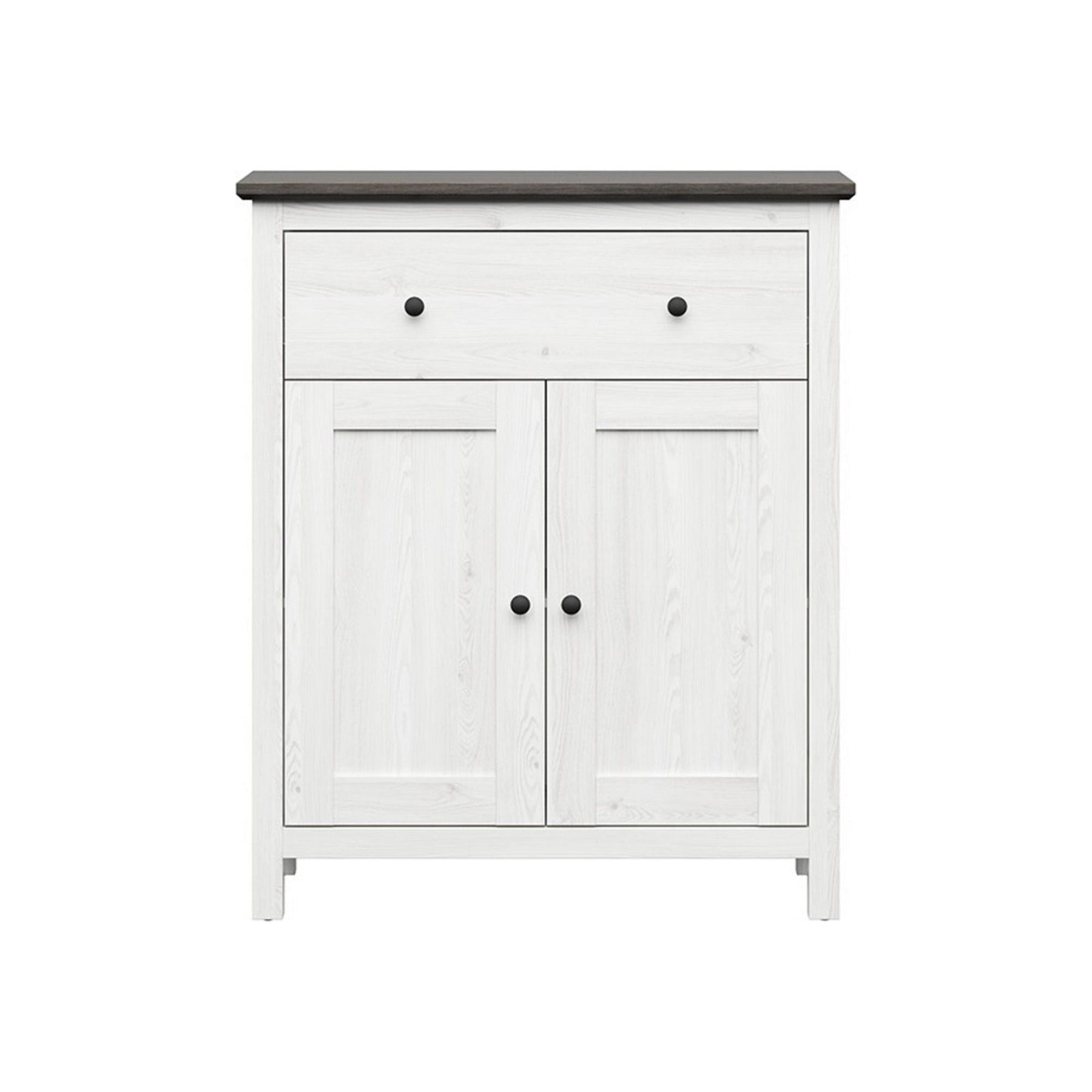 Comoda HESEN, zada sibiu deschis/pin larico, PAL, 101x44x121 cm