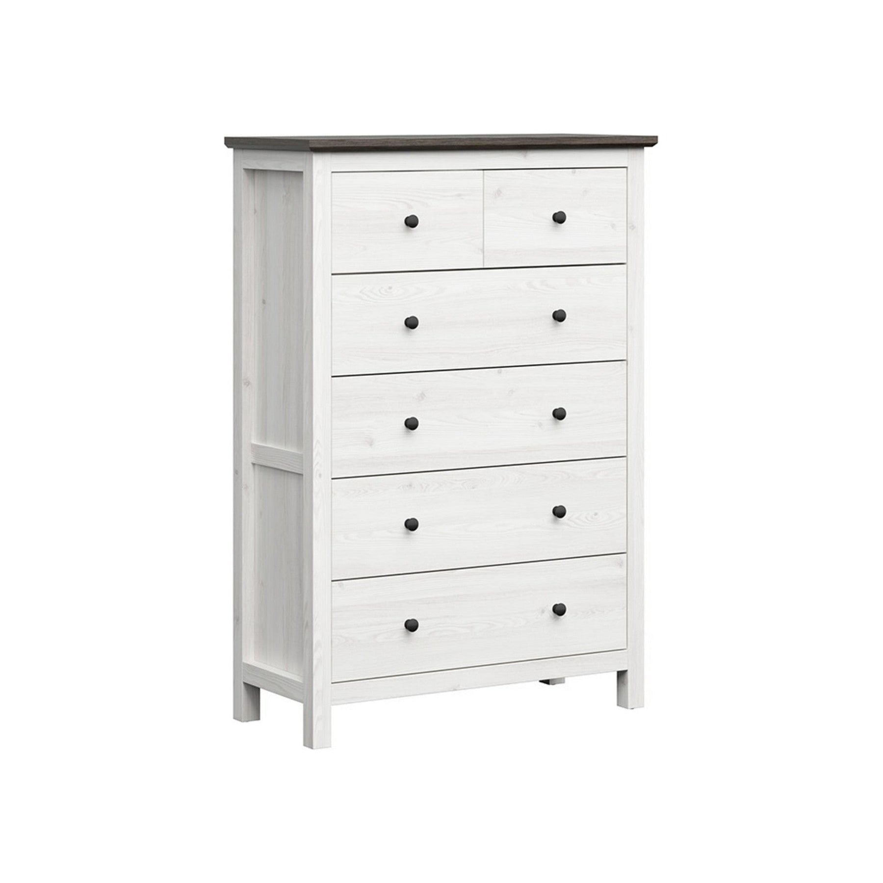 Comoda HESEN, zada sibiu deschis/pin larico, PAL, 101x44x145 cm