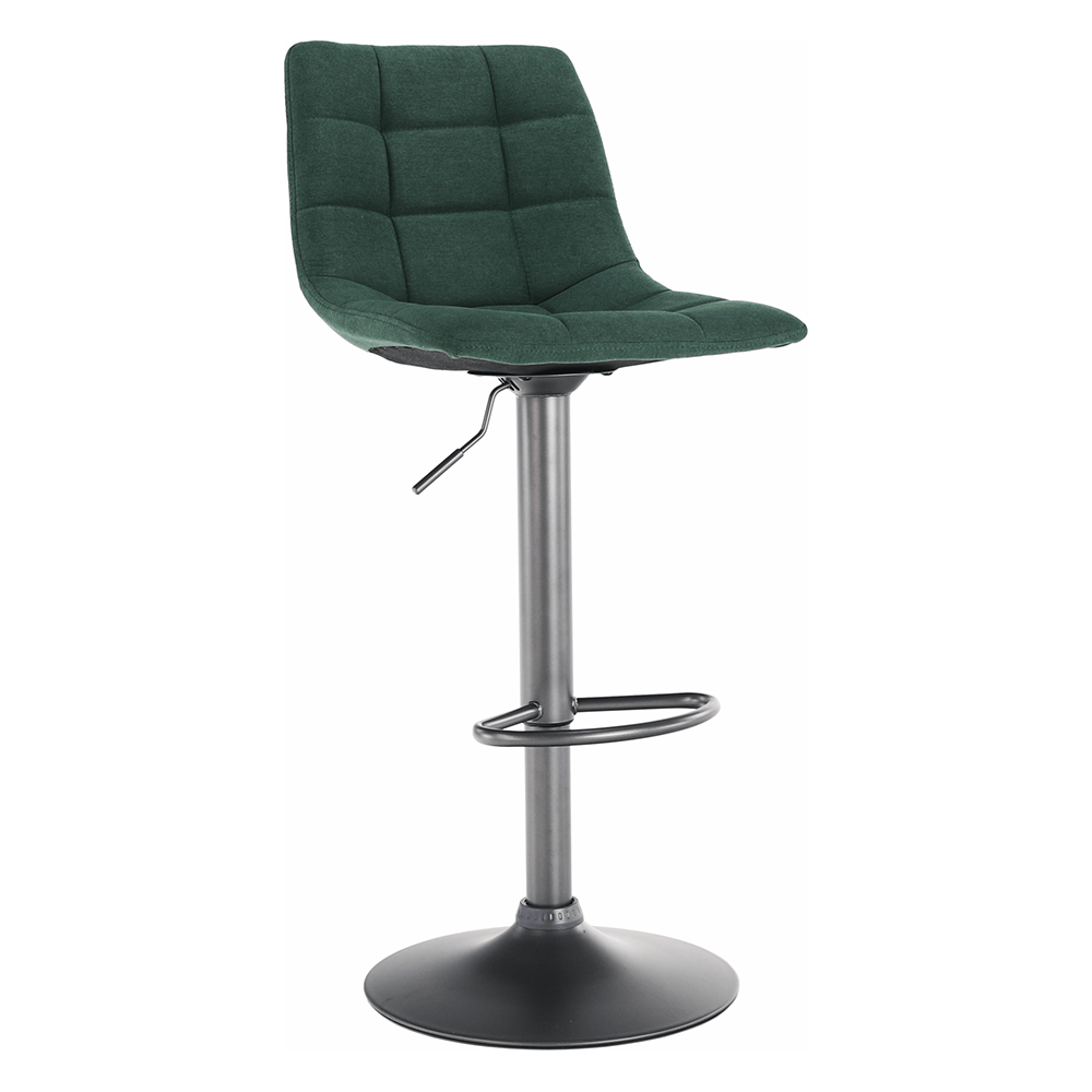 Scaun de bar, verde / negru, LAHELA