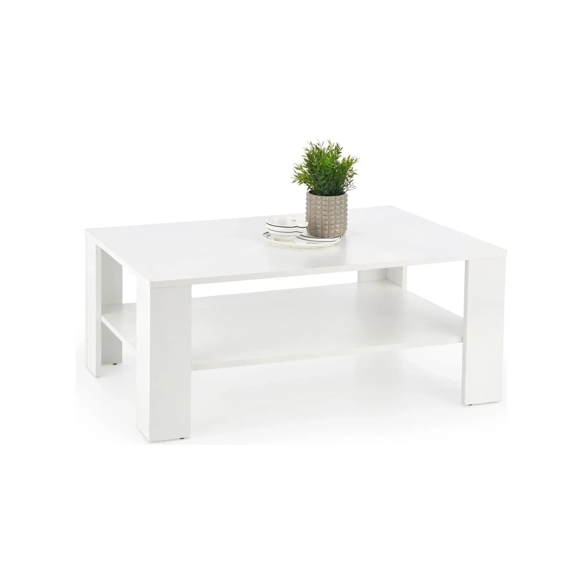 Masuta cafea HOUSTON OCN-37151, alb