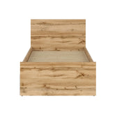 Cadru pat NUIS 90x200, stejar wotan, PAL laminat