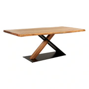 Masa BERGEN OCN-29145, stejar/negru