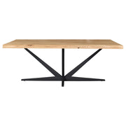 Masa BERGEN OCN-29146, stejar/negru