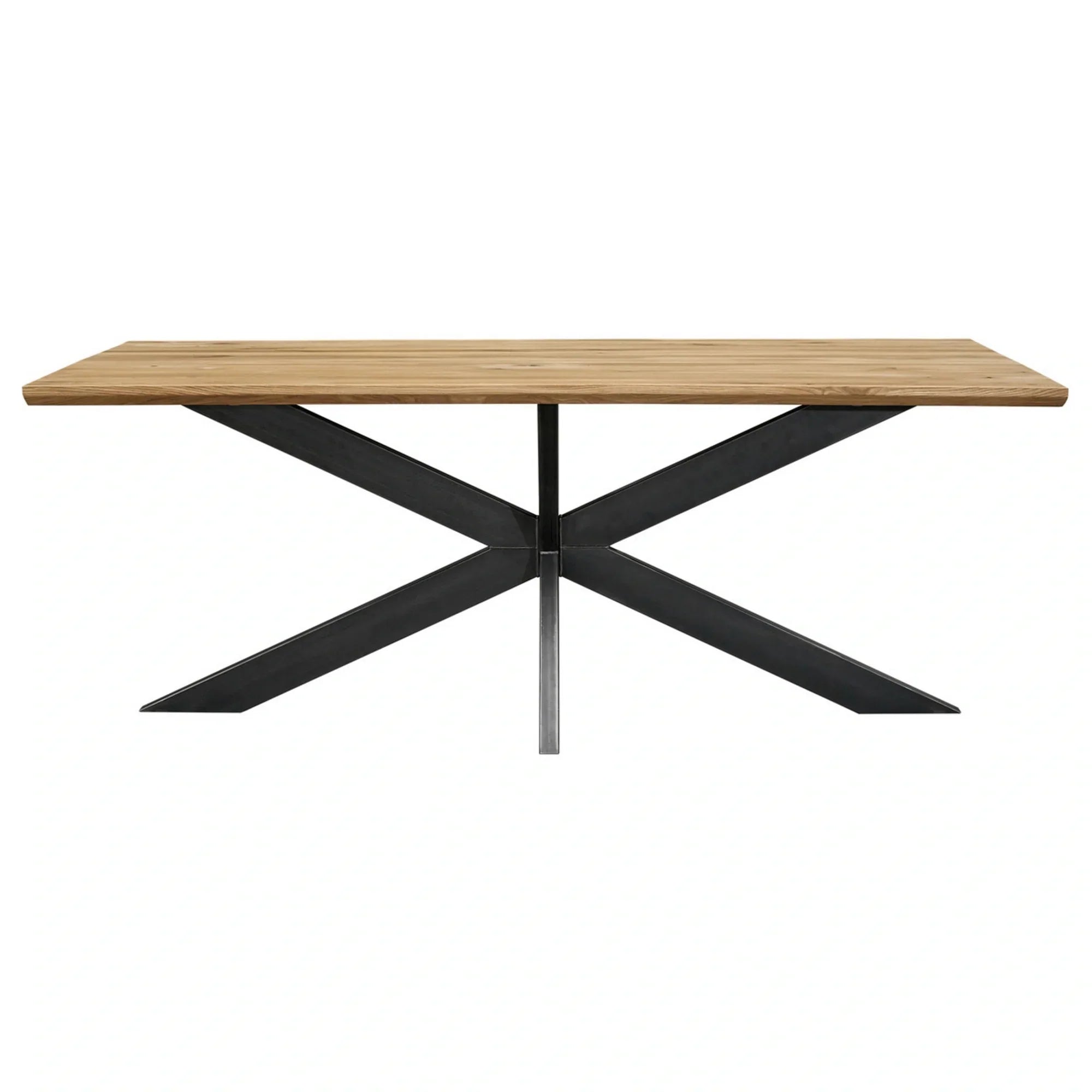 Masa BERGEN OCN-29147, stejar/negru