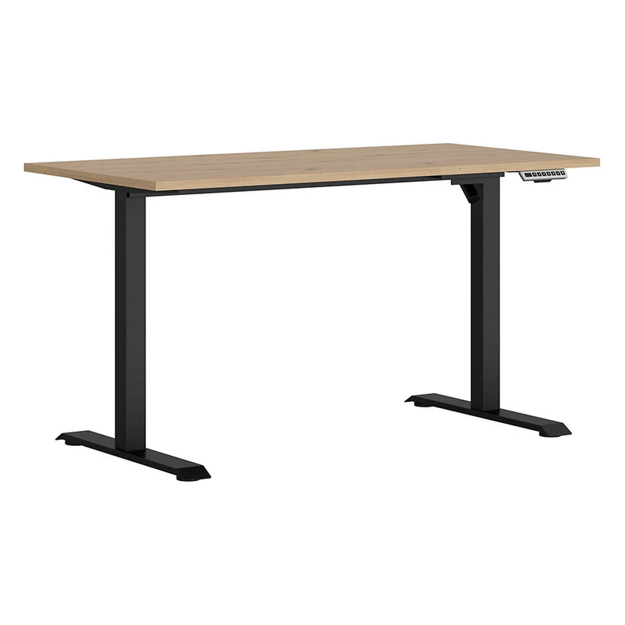 Masa birou BERGEN OCN-29111, stejar artisan/negru