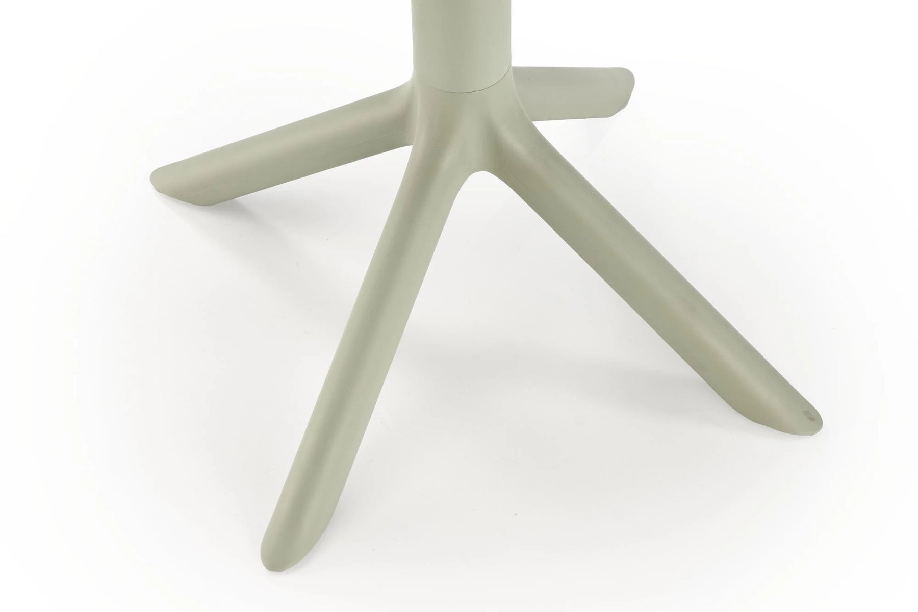 Masa CALVO, verde menta, polipropilena, 60x60x72 cm