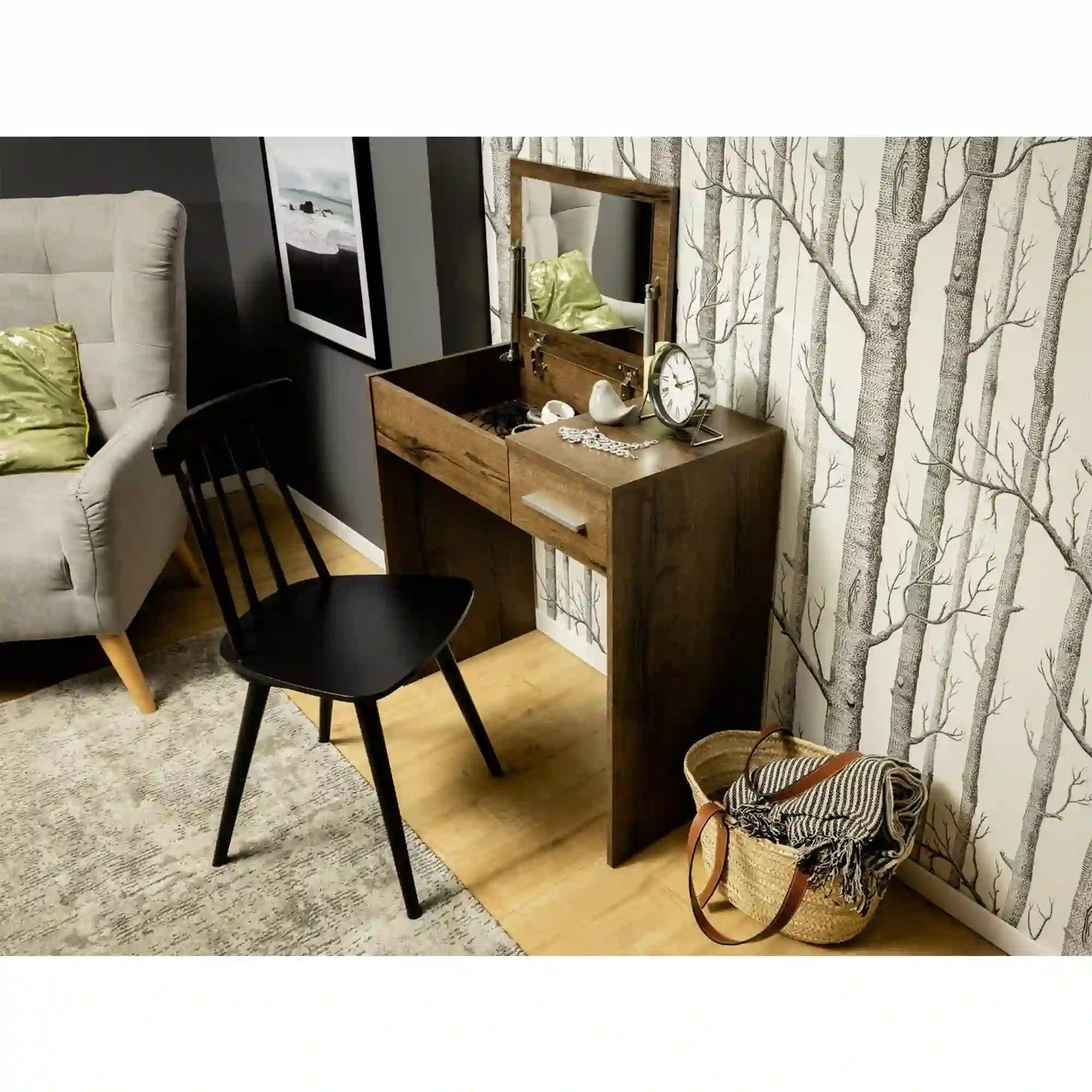 Masa de toaleta BERGEN OCN-29094, stejar