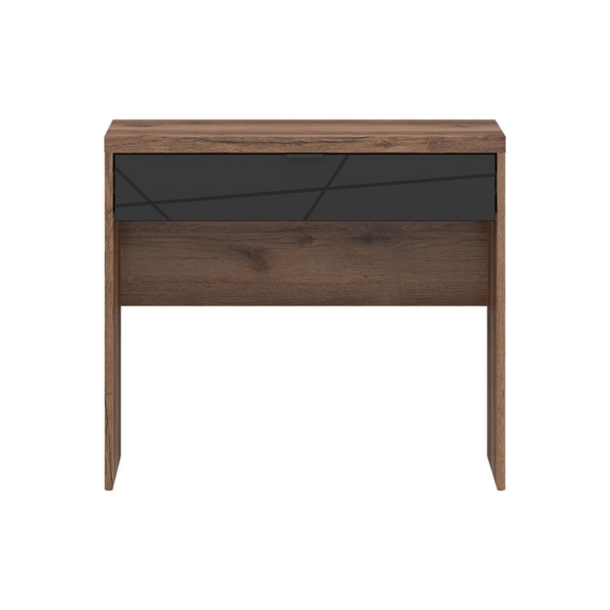 Masa de toaleta BERGEN OCN-29097, nuc/negru mat