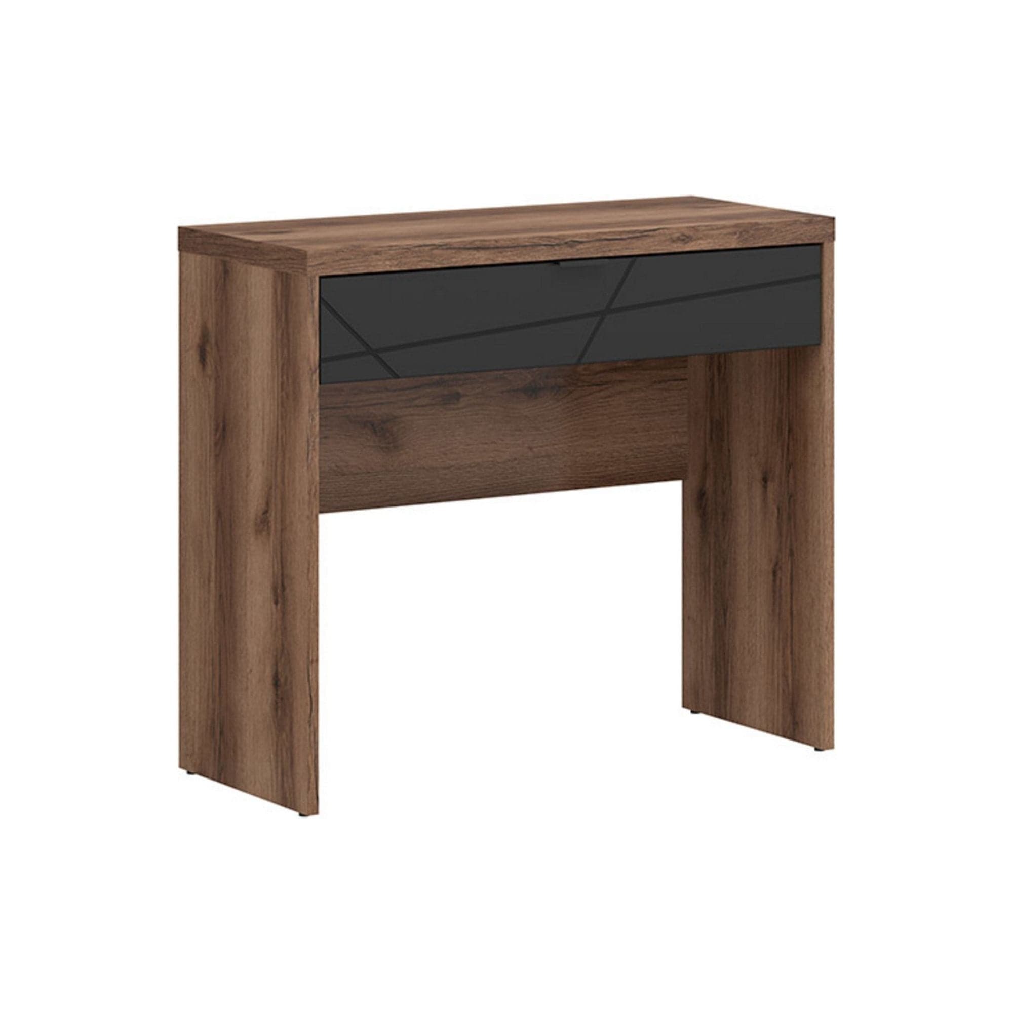 Masa de toaleta BERGEN OCN-29097, nuc/negru mat