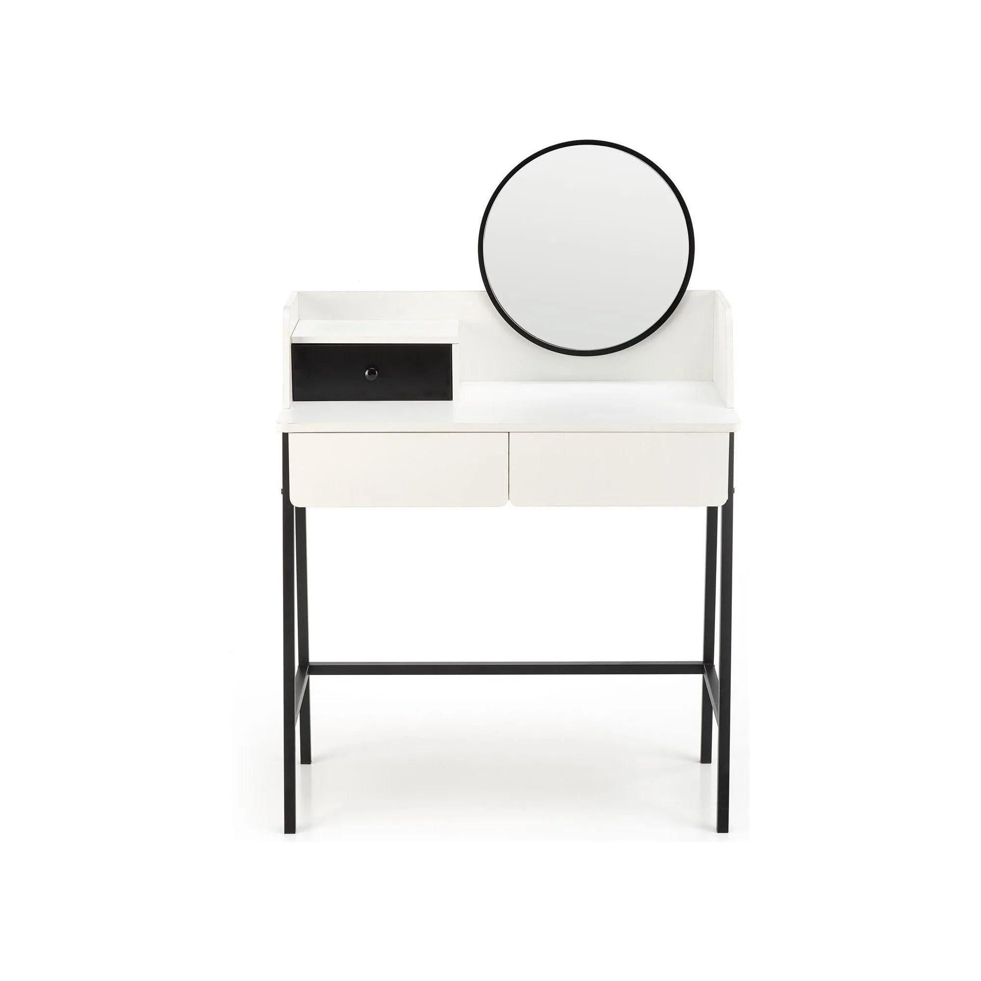 Masa de toaleta HOUSTON OCN-37270, alb/negru