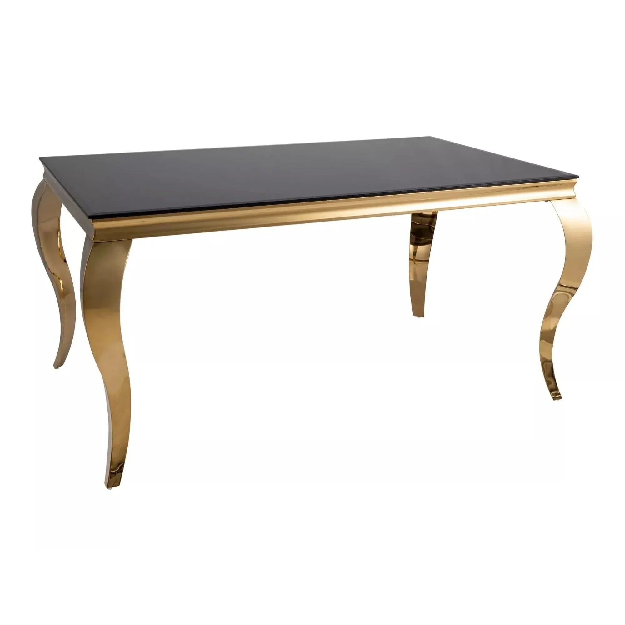 Masa DETROIT OCN-39316, negru/auriu