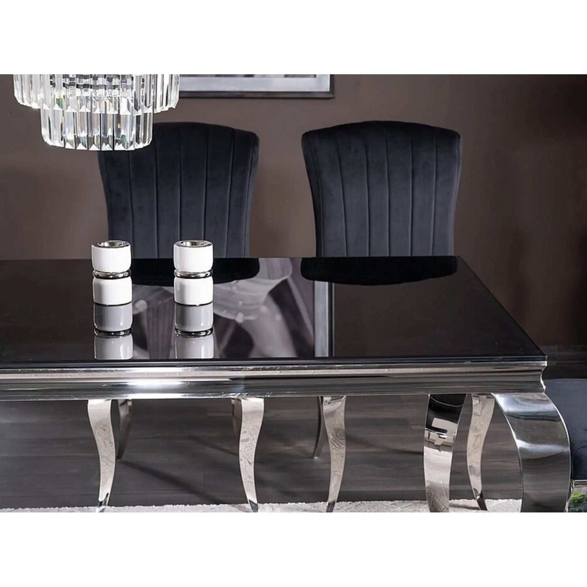 Masa DETROIT OCN-39408, negru/crom