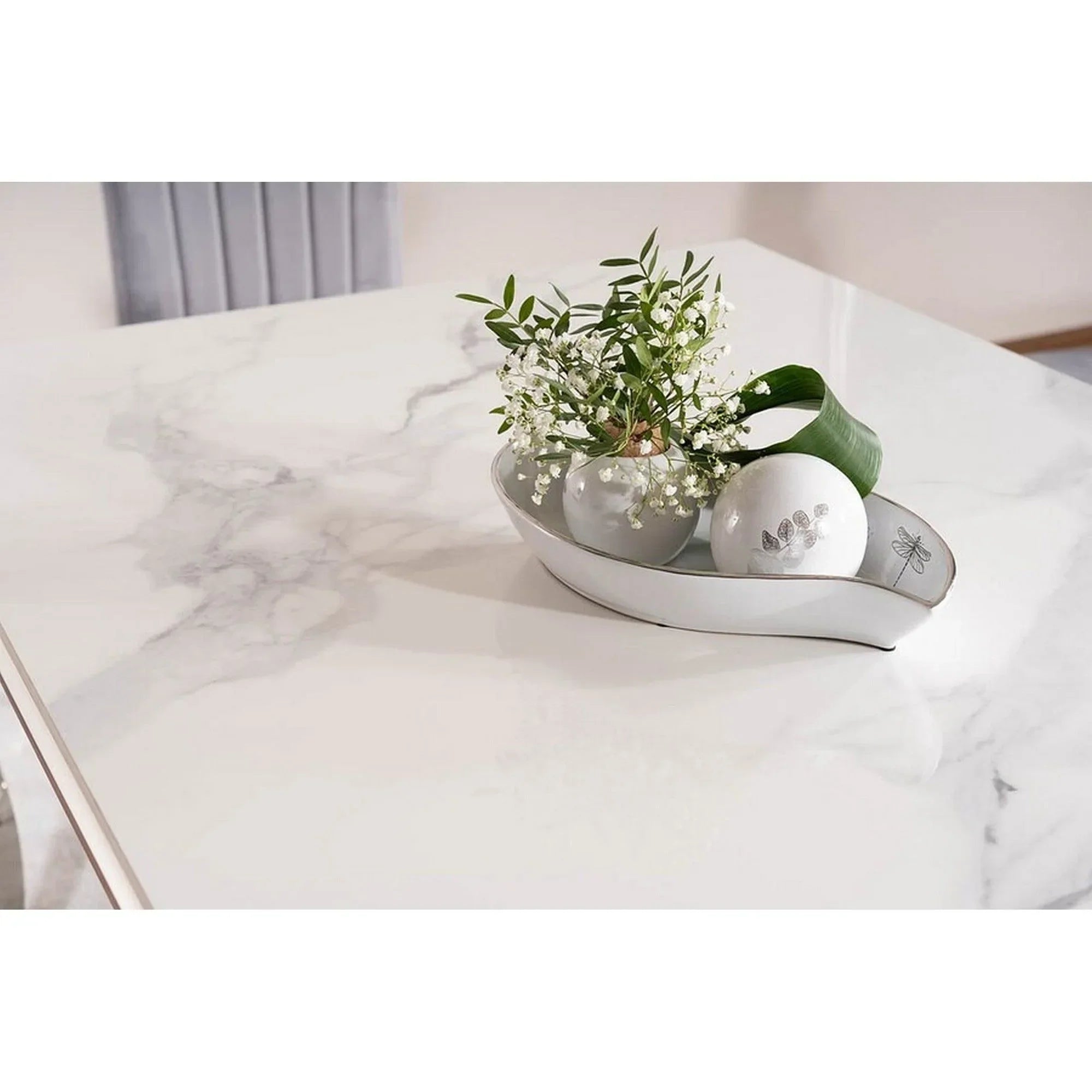 Masa DETROIT OCN-39410, alb/crom