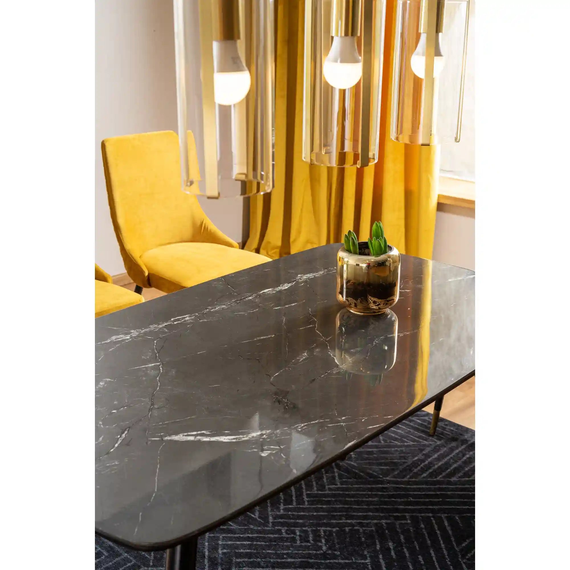 Masa DETROIT OCN-39444, negru