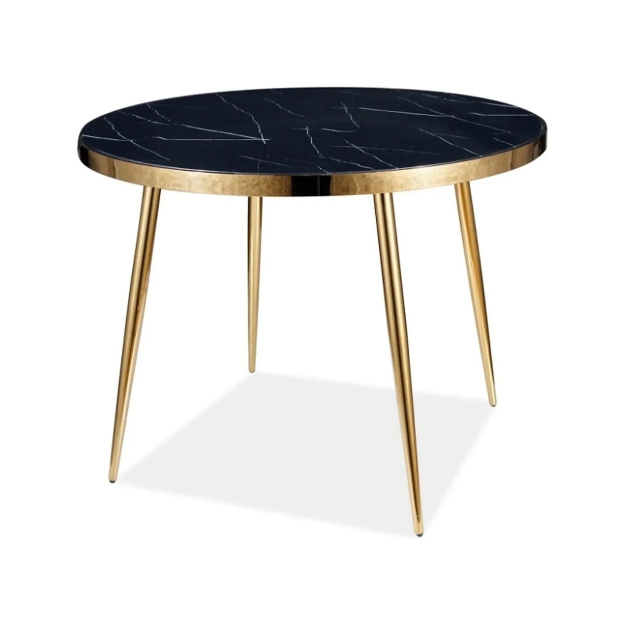 Masa DETROIT OCN-39450, negru/auriu