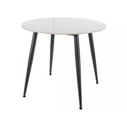 Masa DETROIT OCN-39525, alb/negru