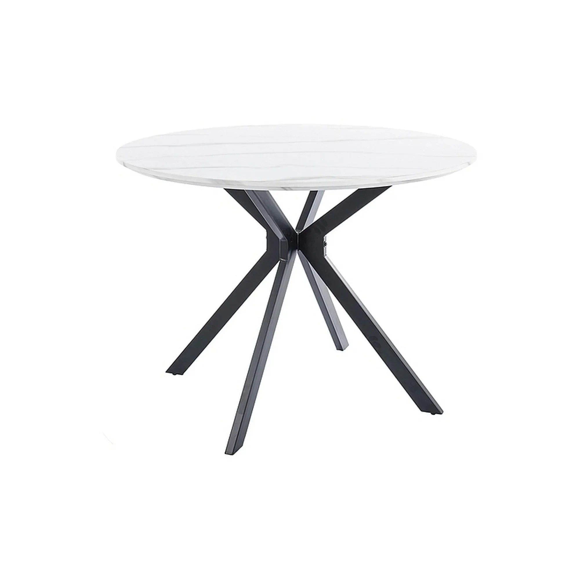 Masa DETROIT OCN-39543, alb/negru