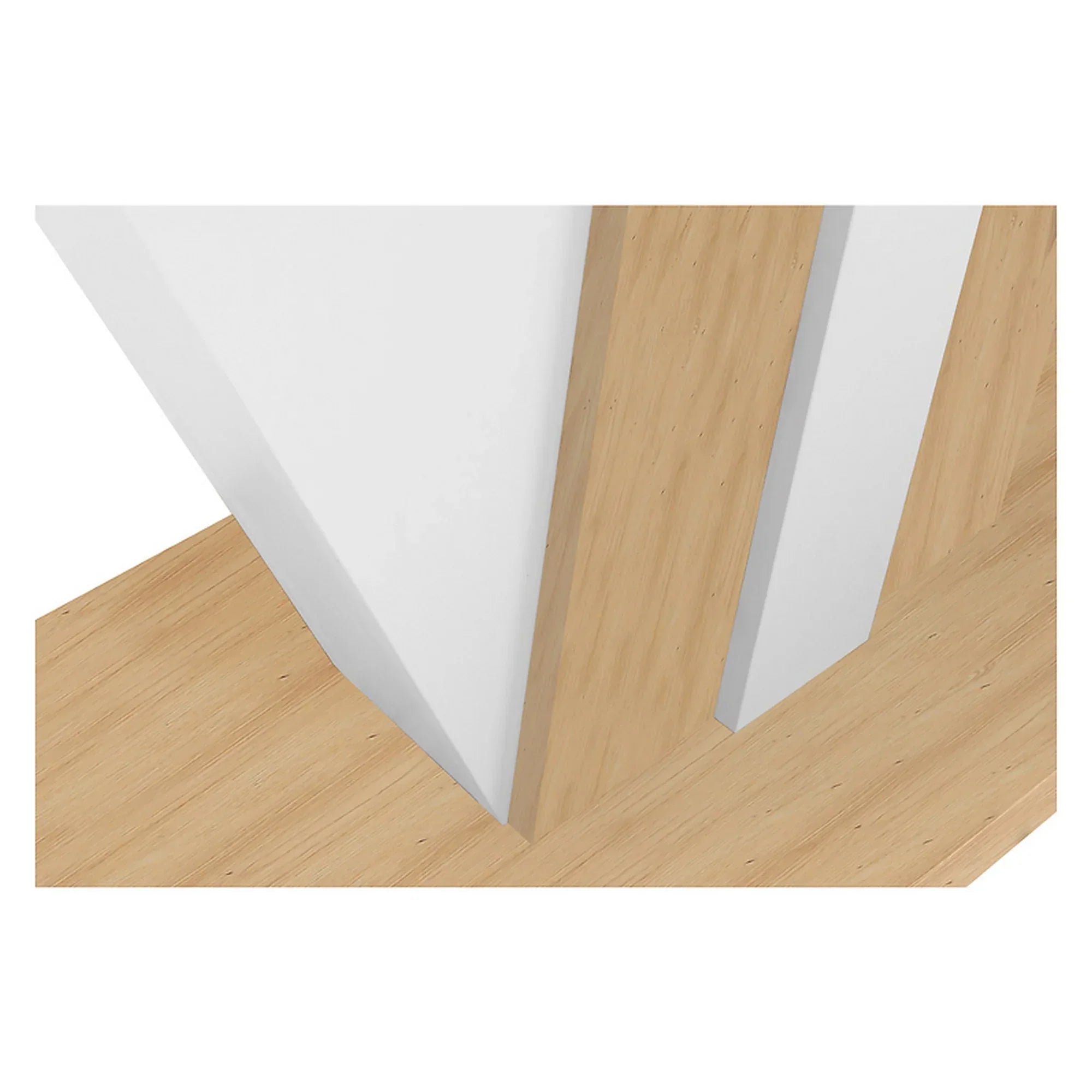 Masa extensibila BERGEN OCN-29132, stejar artisan/alb