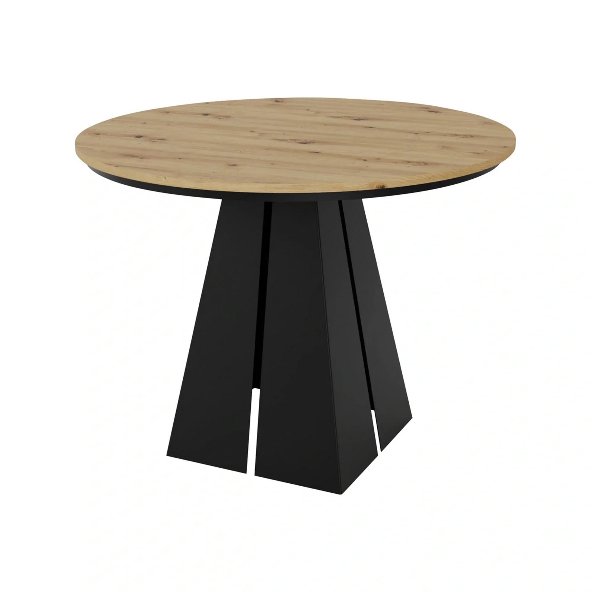 Masa extensibila BERGEN OCN-29139, stejar artisan/negru