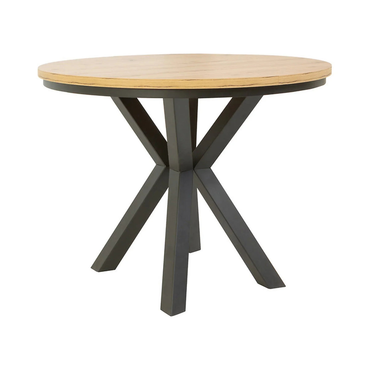 Masa extensibila BERGEN OCN-29149, stejar wotan/negru