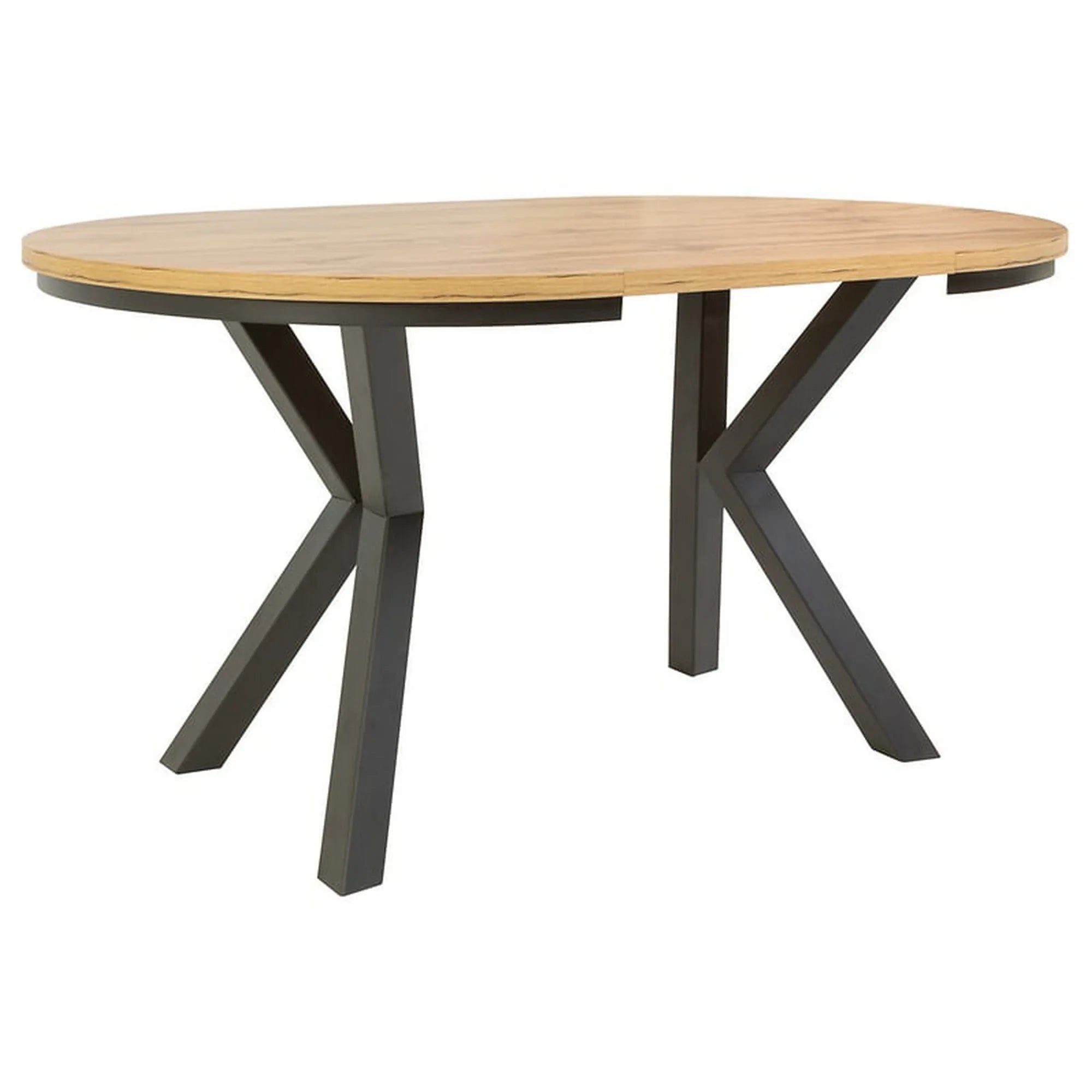 Masa extensibila BERGEN OCN-29149, stejar wotan/negru