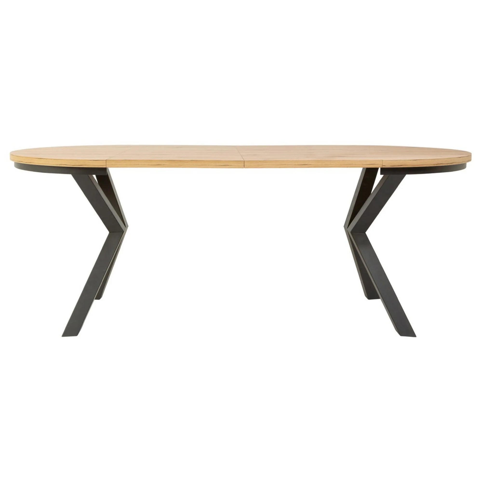 Masa extensibila BERGEN OCN-29149, stejar wotan/negru