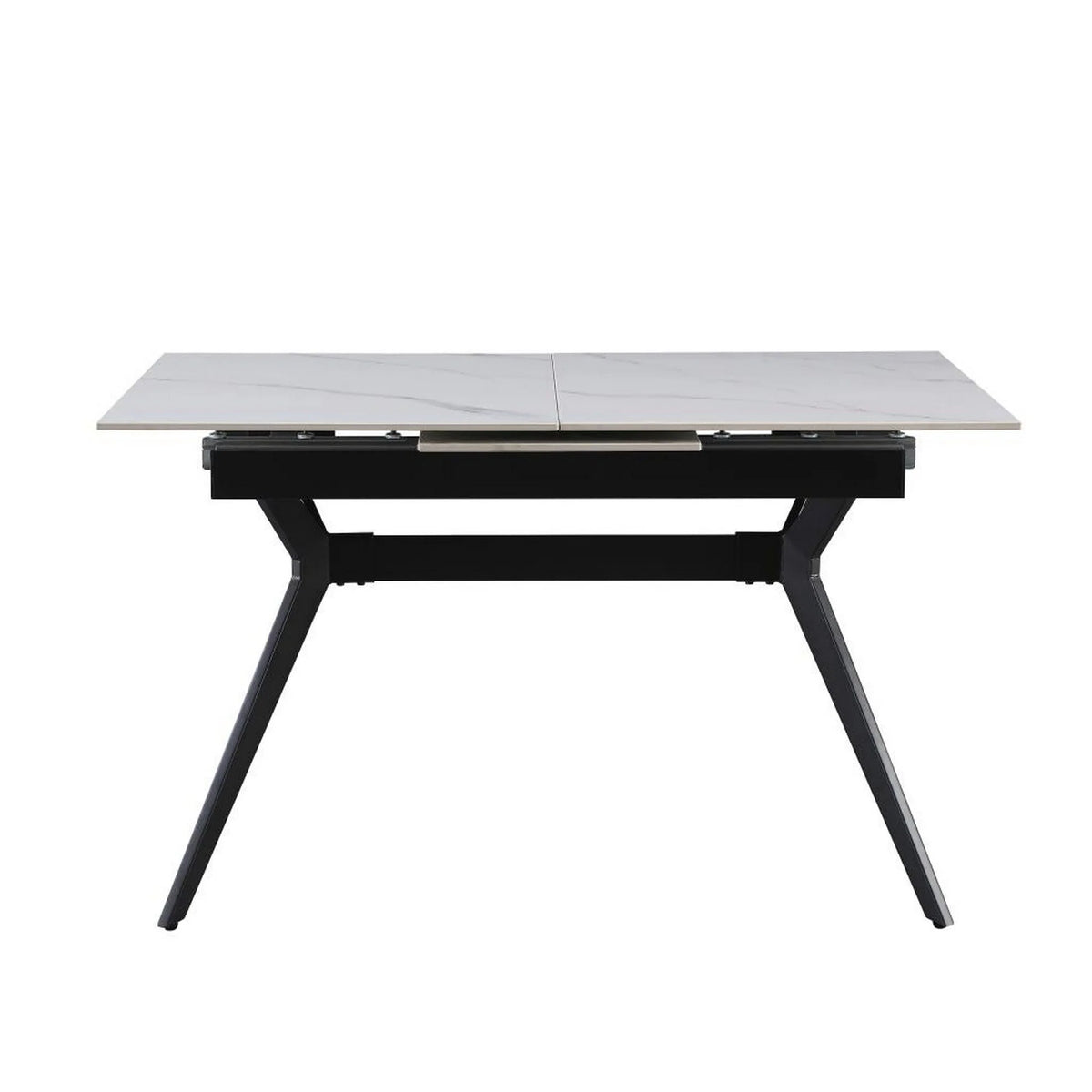 Masa extensibila BERLIN OCN-28280, alb/negru