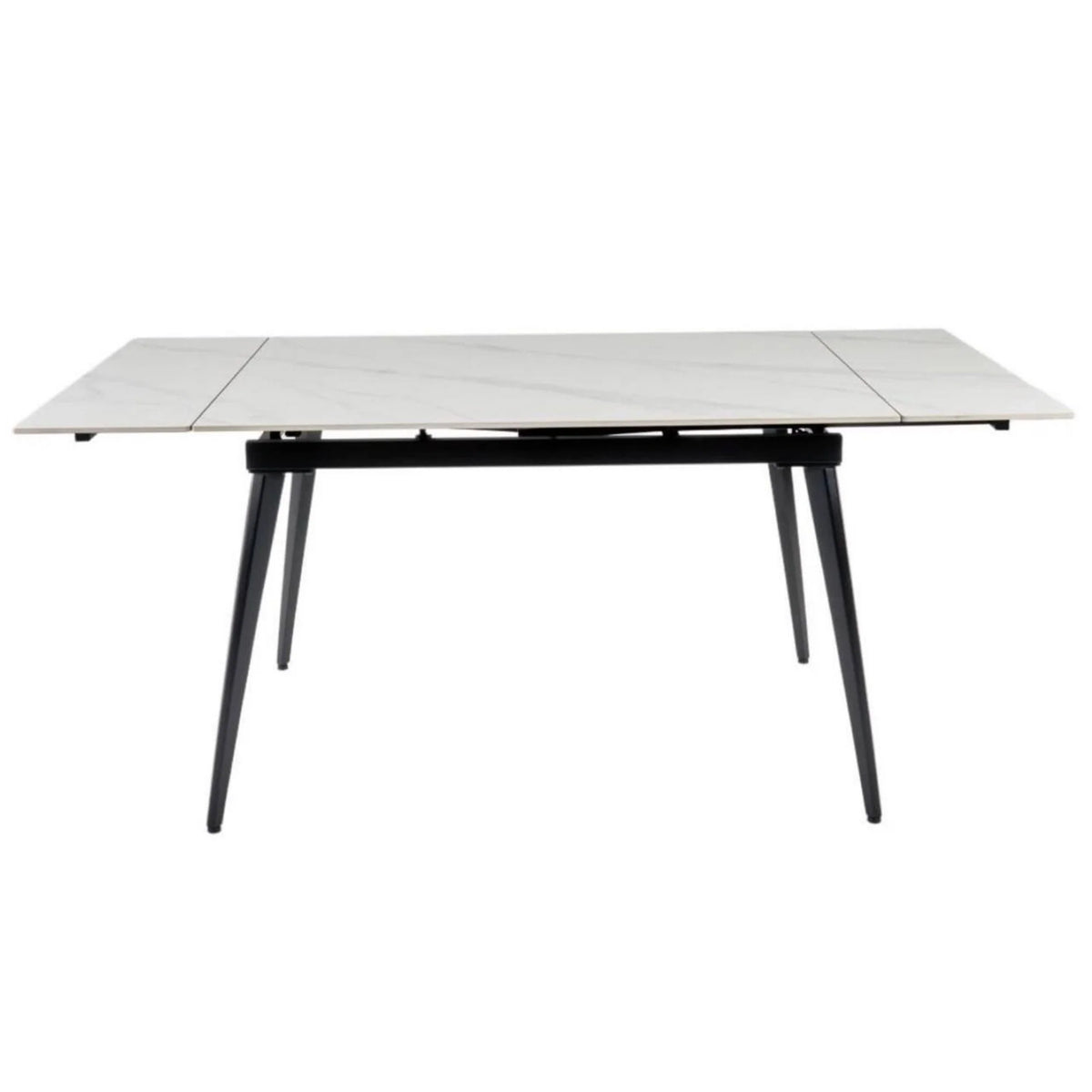 Masa extensibila BERLIN OCN-28269, alb/negru