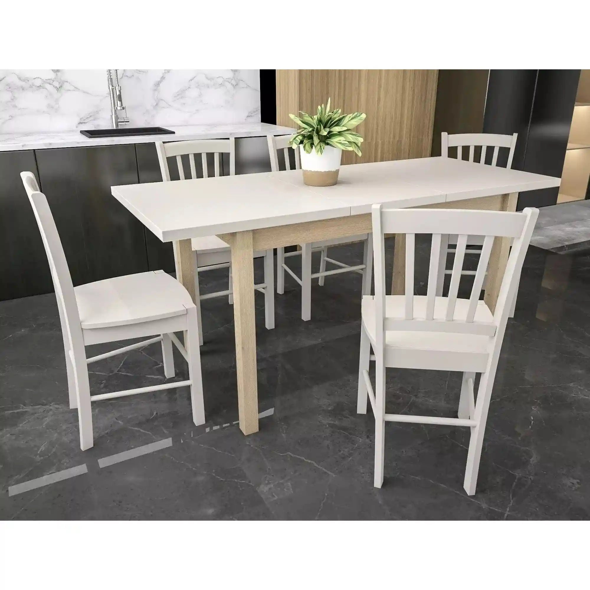 Masa extensibila DETROIT OCN-39317, casmir/stejar