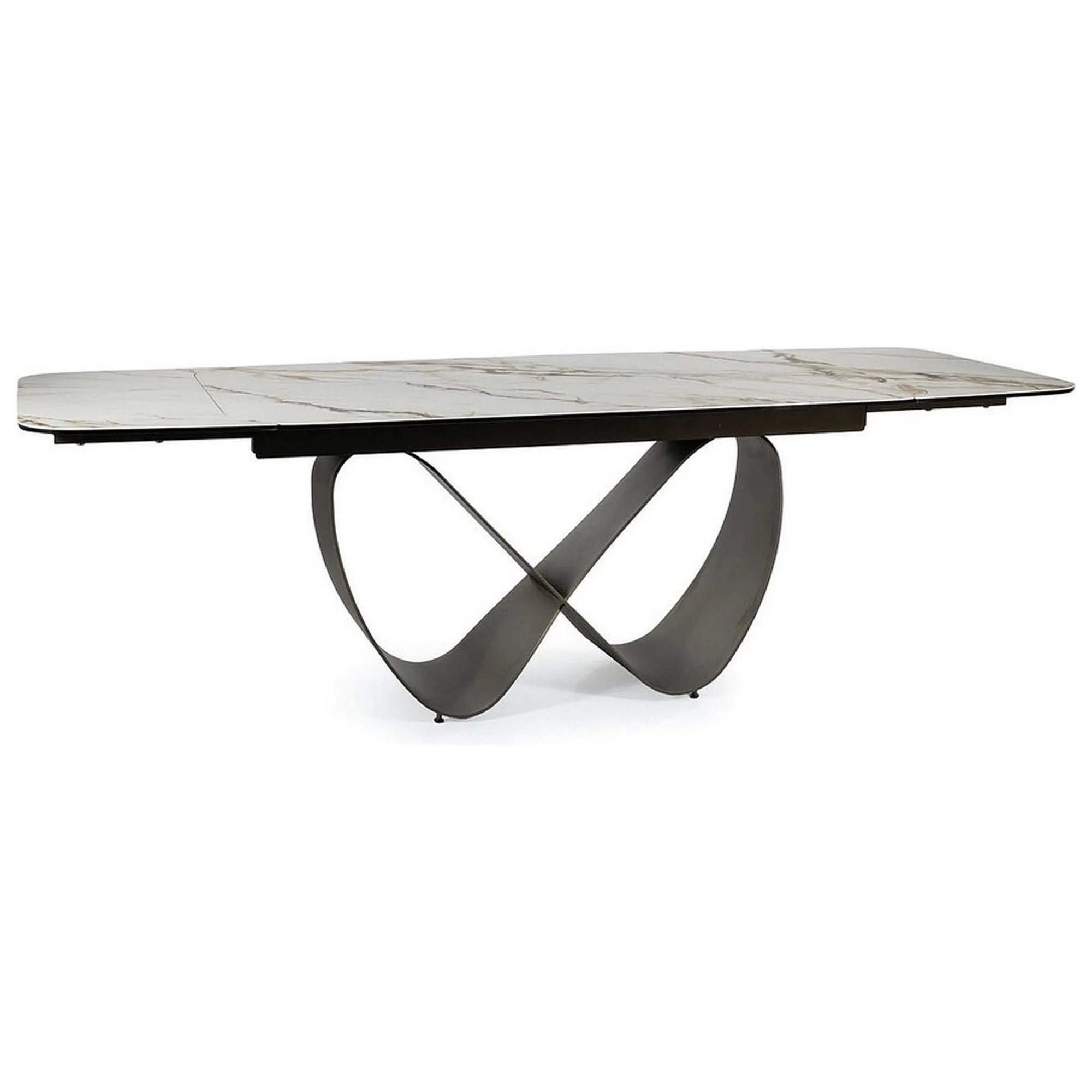 Masa extensibila DETROIT OCN-39403, alb/maro