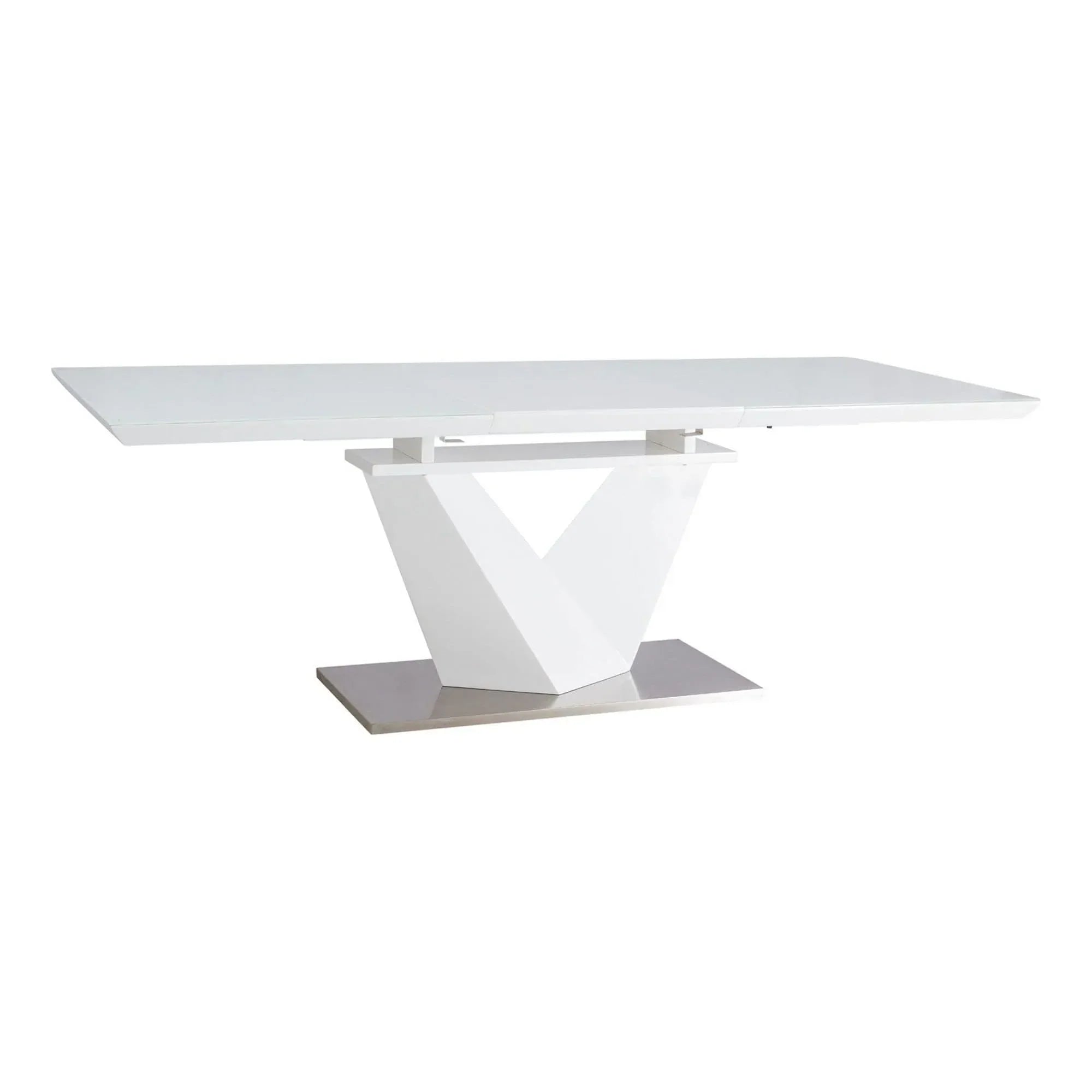 Masa extensibila DETROIT OCN-39497, alb/crom