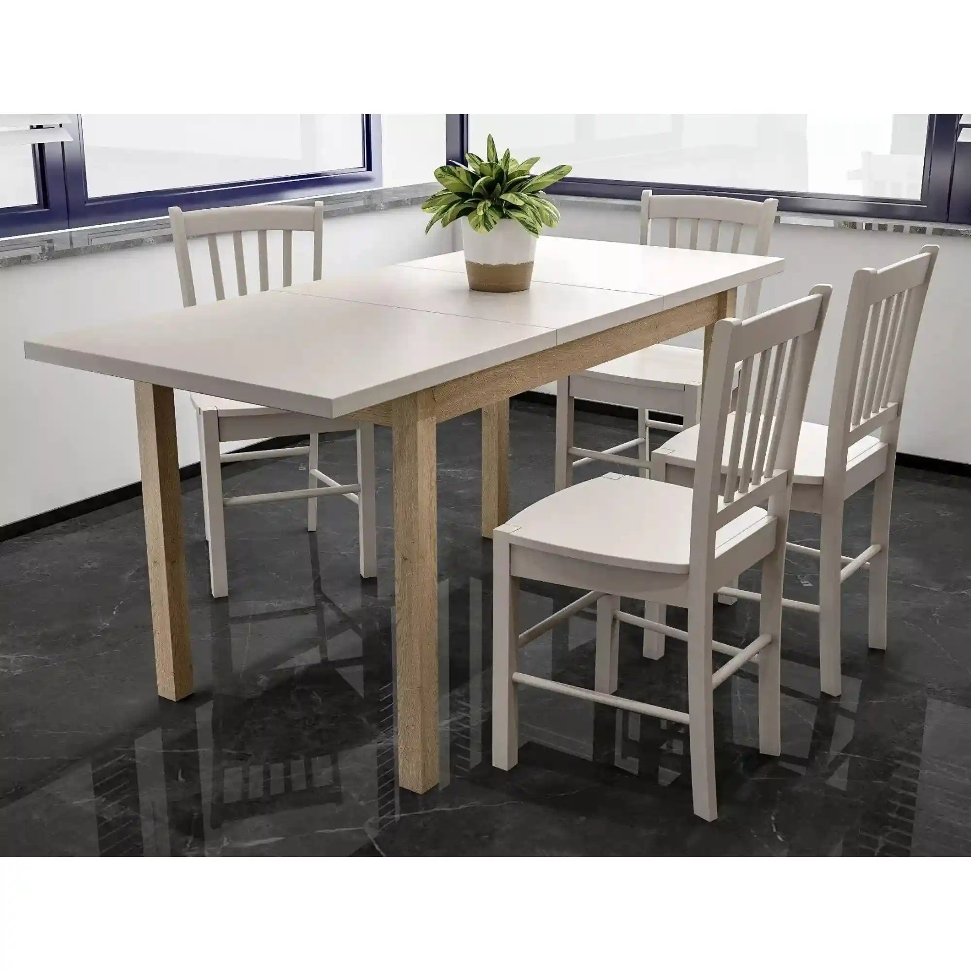 Masa extensibila DETROIT OCN-39544, casmir/stejar