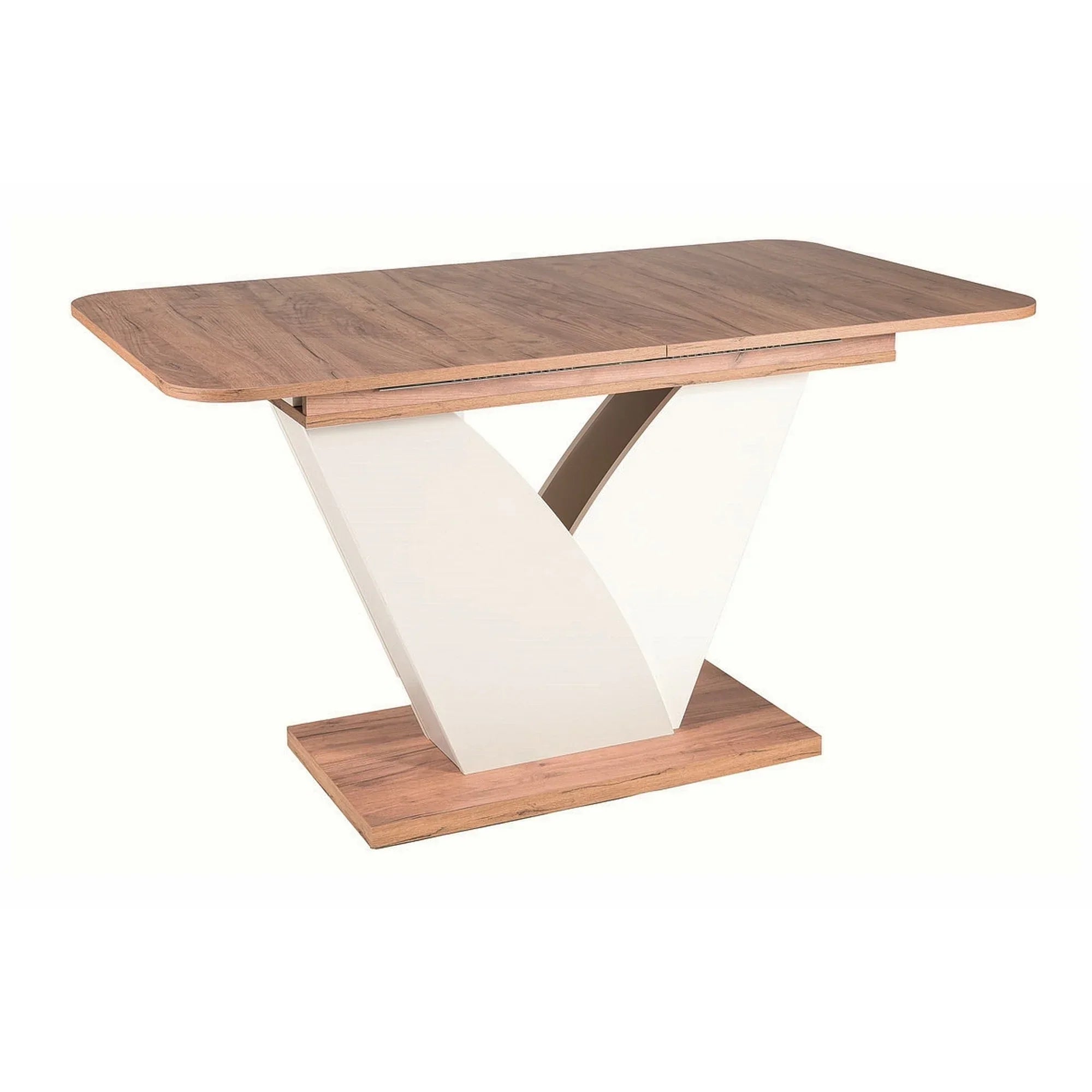 Masa extensibila DETROIT OCN-39577, stejar/crem