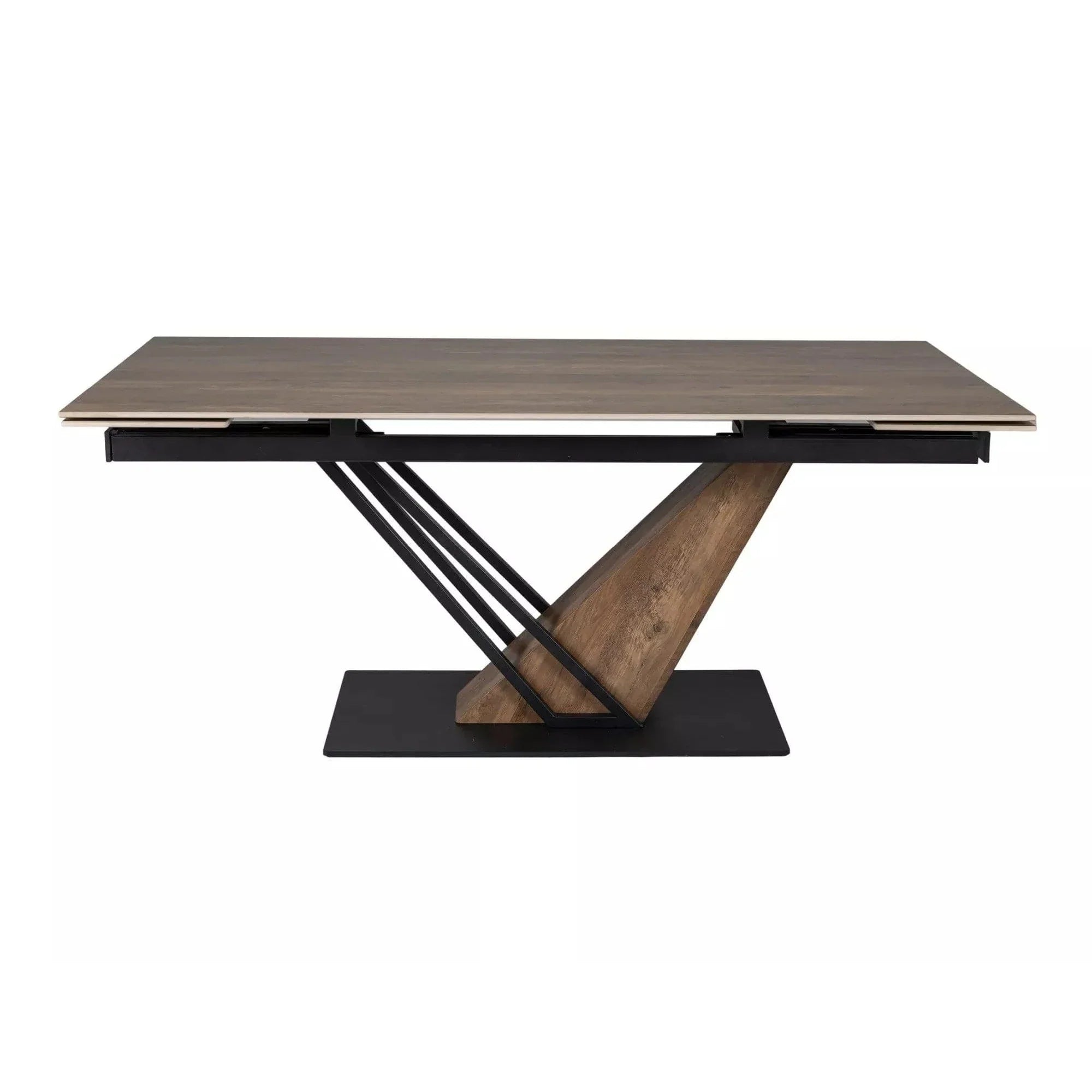 Masa extensibila DETROIT OCN-39605, stejar/negru