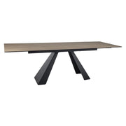 Masa extensibila DETROIT OCN-39624, maro deschis/negru