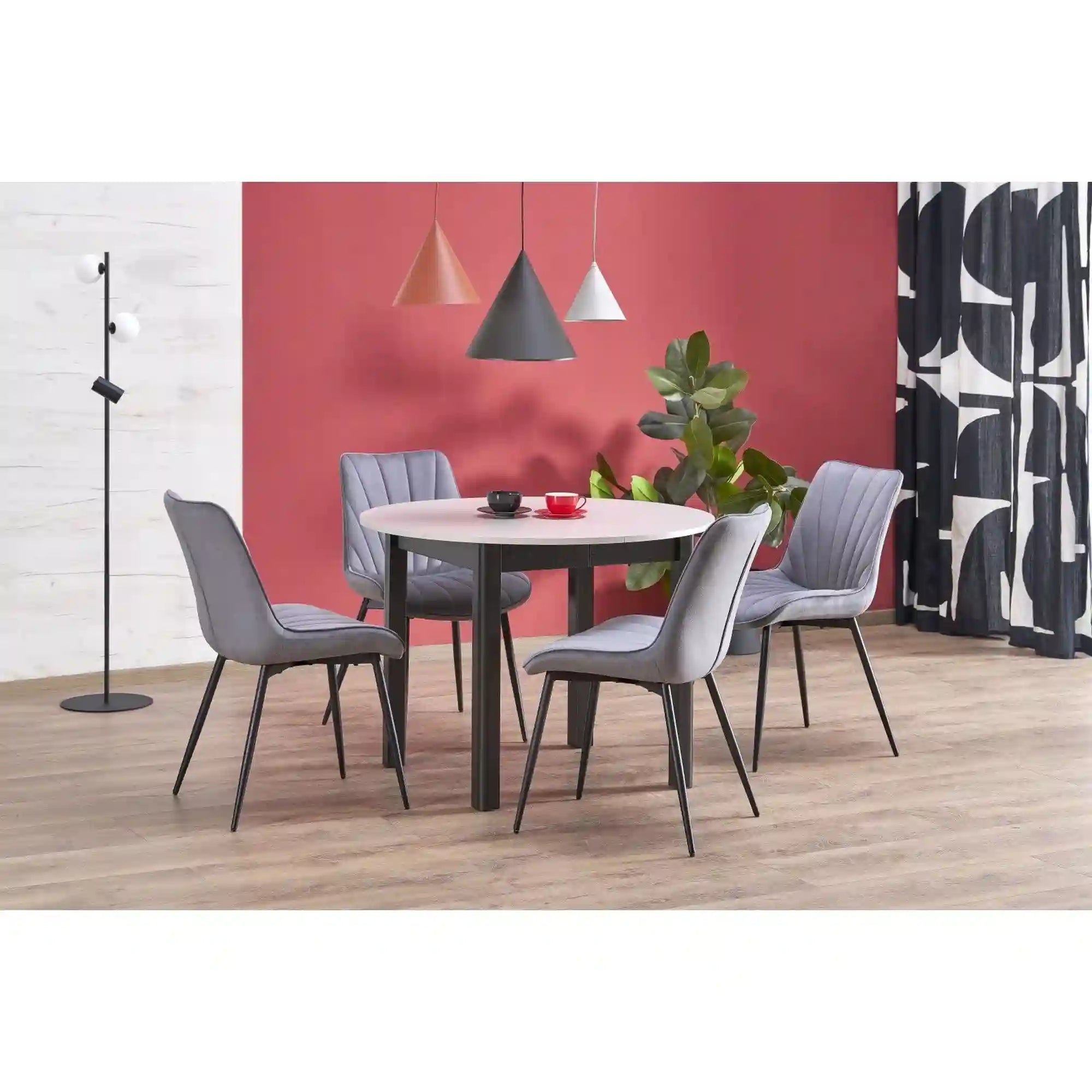 Masa extensibila HOUSTON OCN-37306, negru