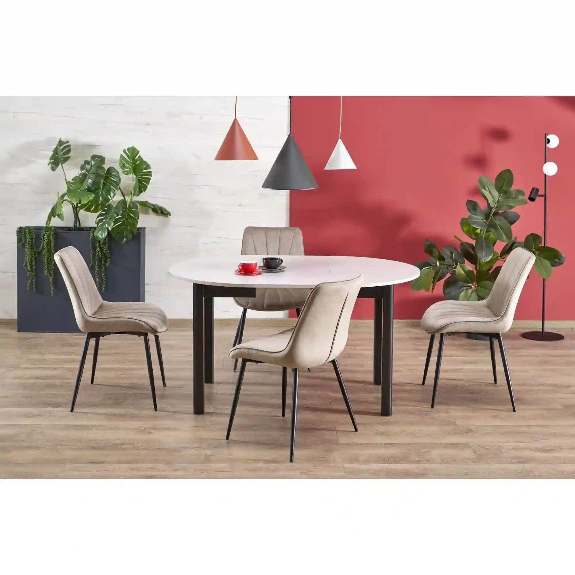 Masa extensibila HOUSTON OCN-37306, negru