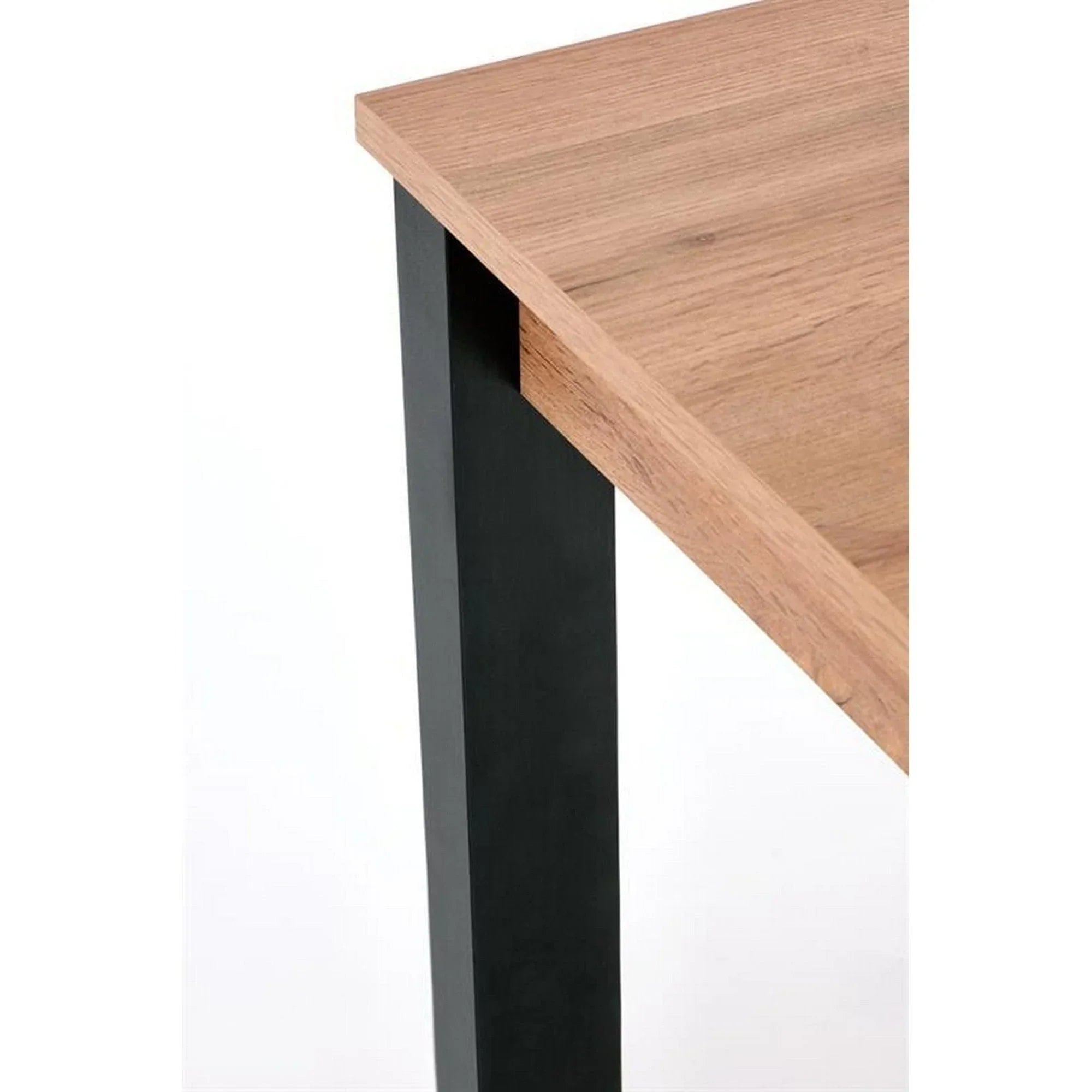 Masa extensibila HOUSTON OCN-37384, stejar/negru