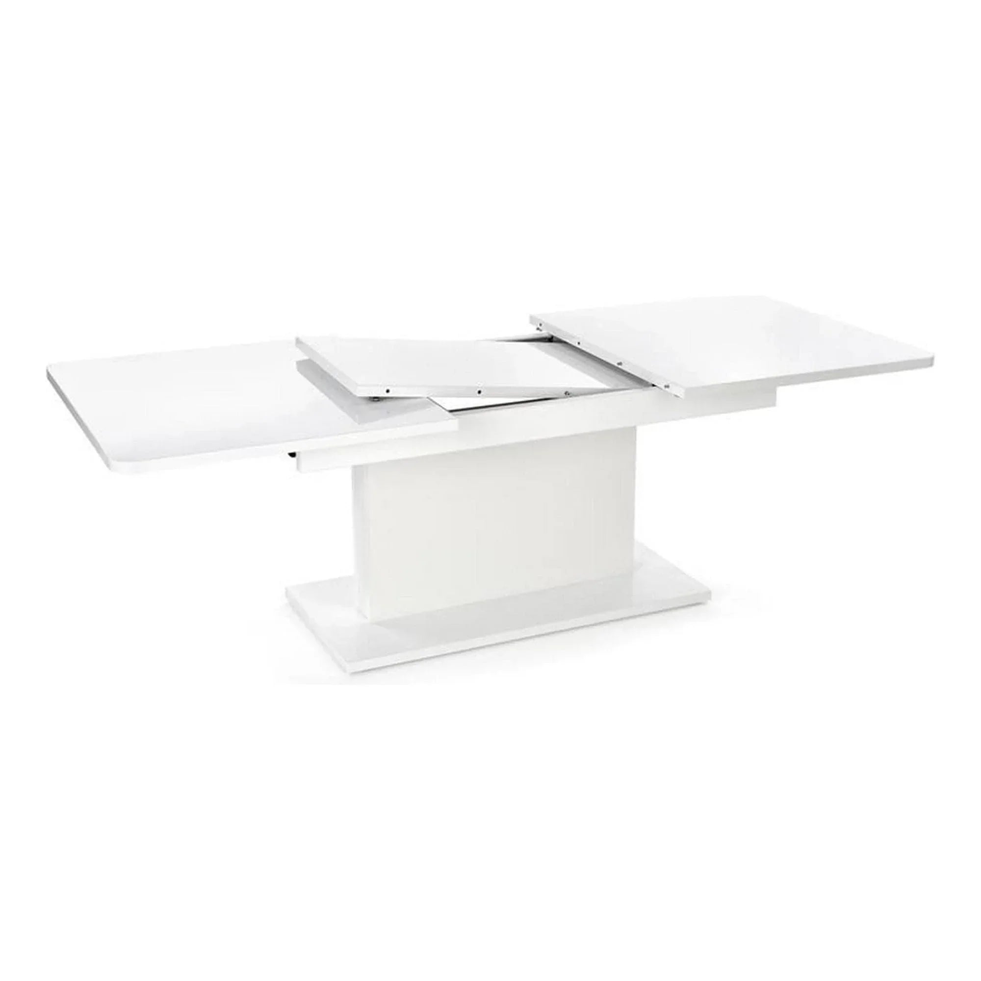 Masa extensibila HOUSTON OCN-37388, alb mat/alb