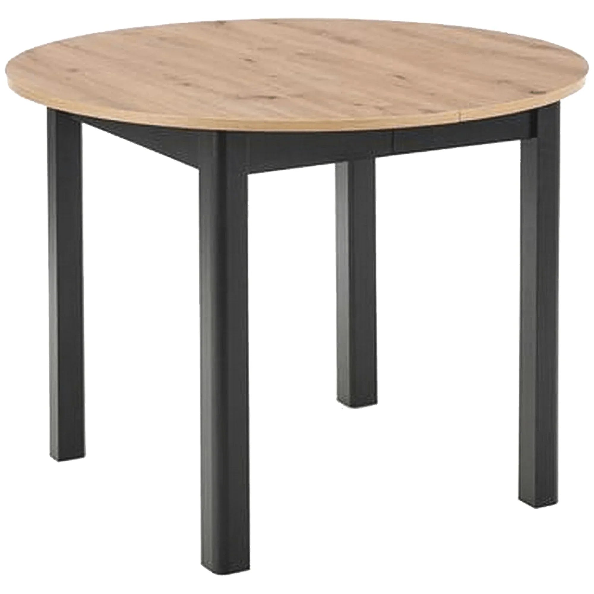 Masa extensibila HOUSTON OCN-37391, stejar/negru