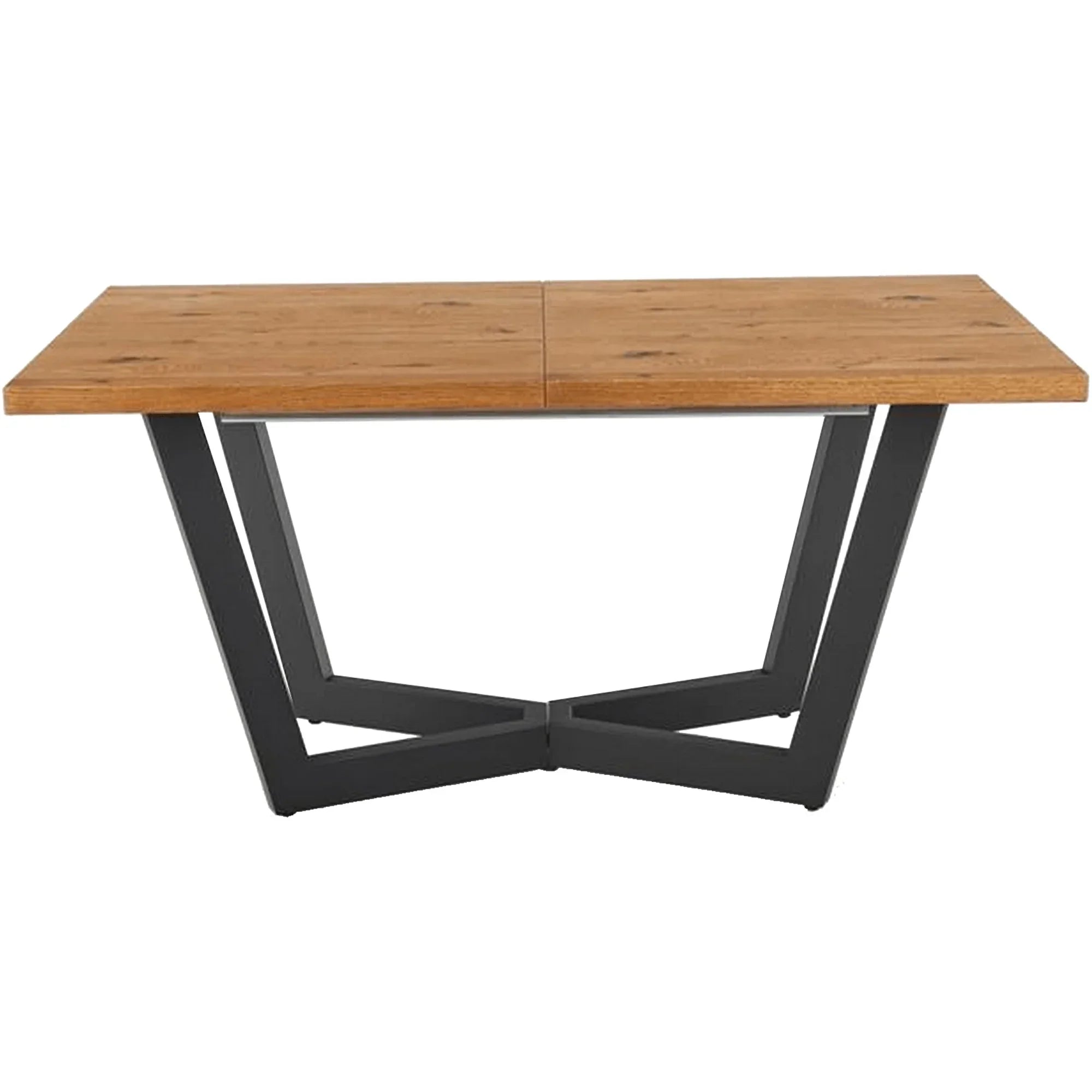 Masa extensibila HOUSTON OCN-37397, stejar/negru