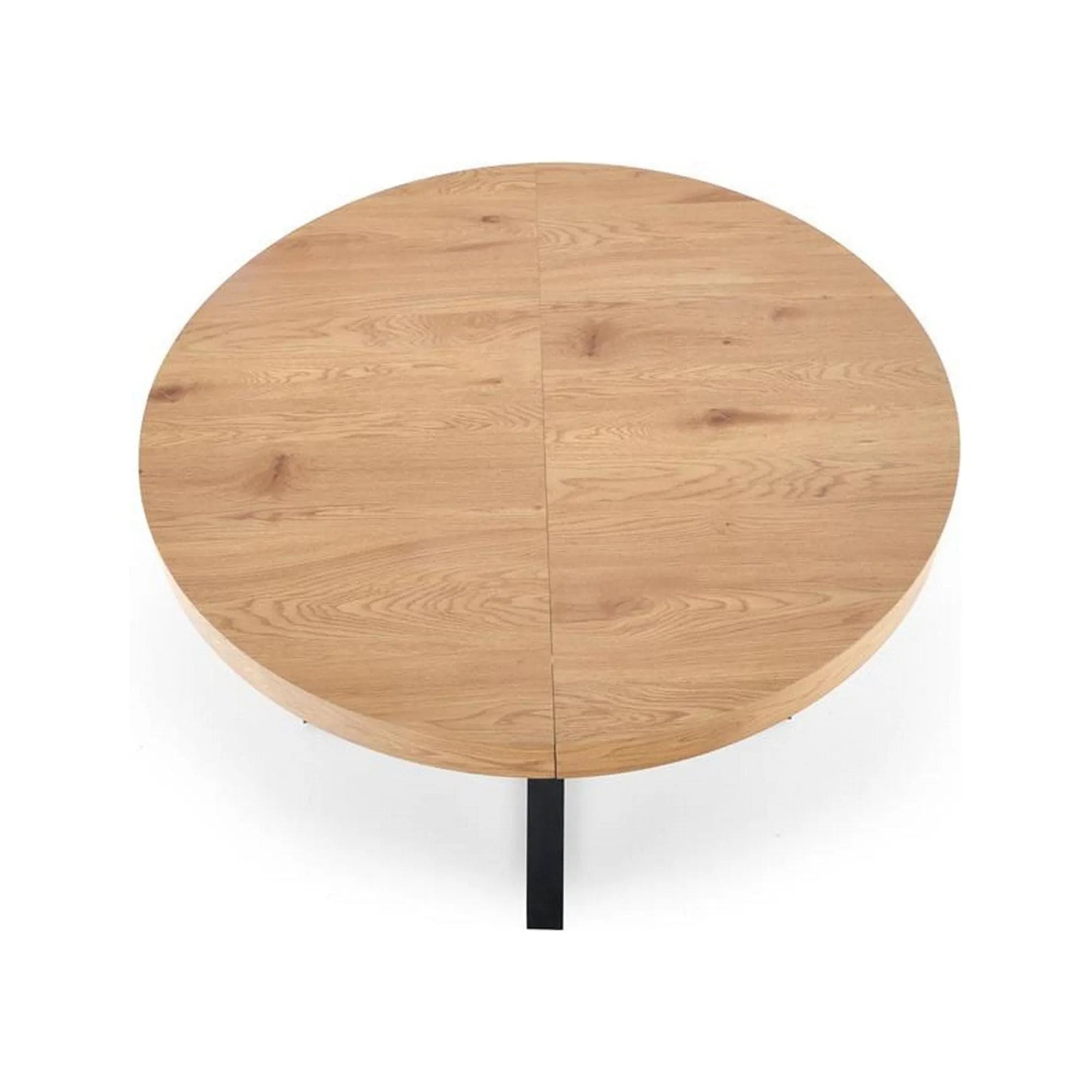 Masa extensibila HOUSTON OCN-37406, stejar/negru