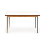 Masa extensibila HOUSTON OCN-37417, alb/stejar