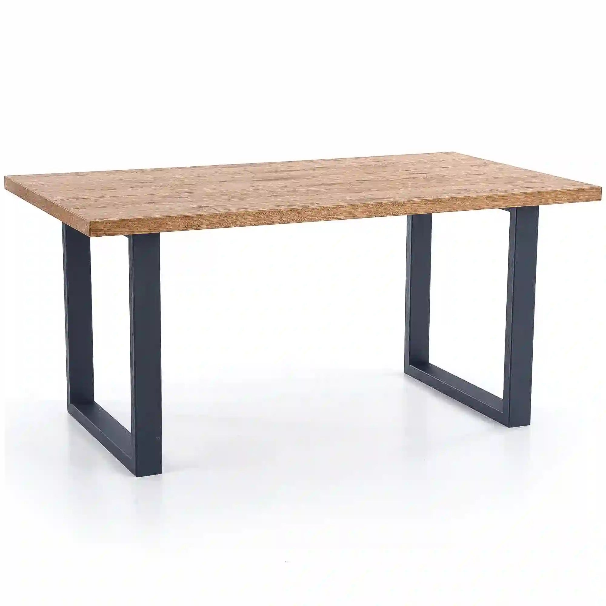 Masa extensibila HOUSTON OCN-37420, stejar/negru