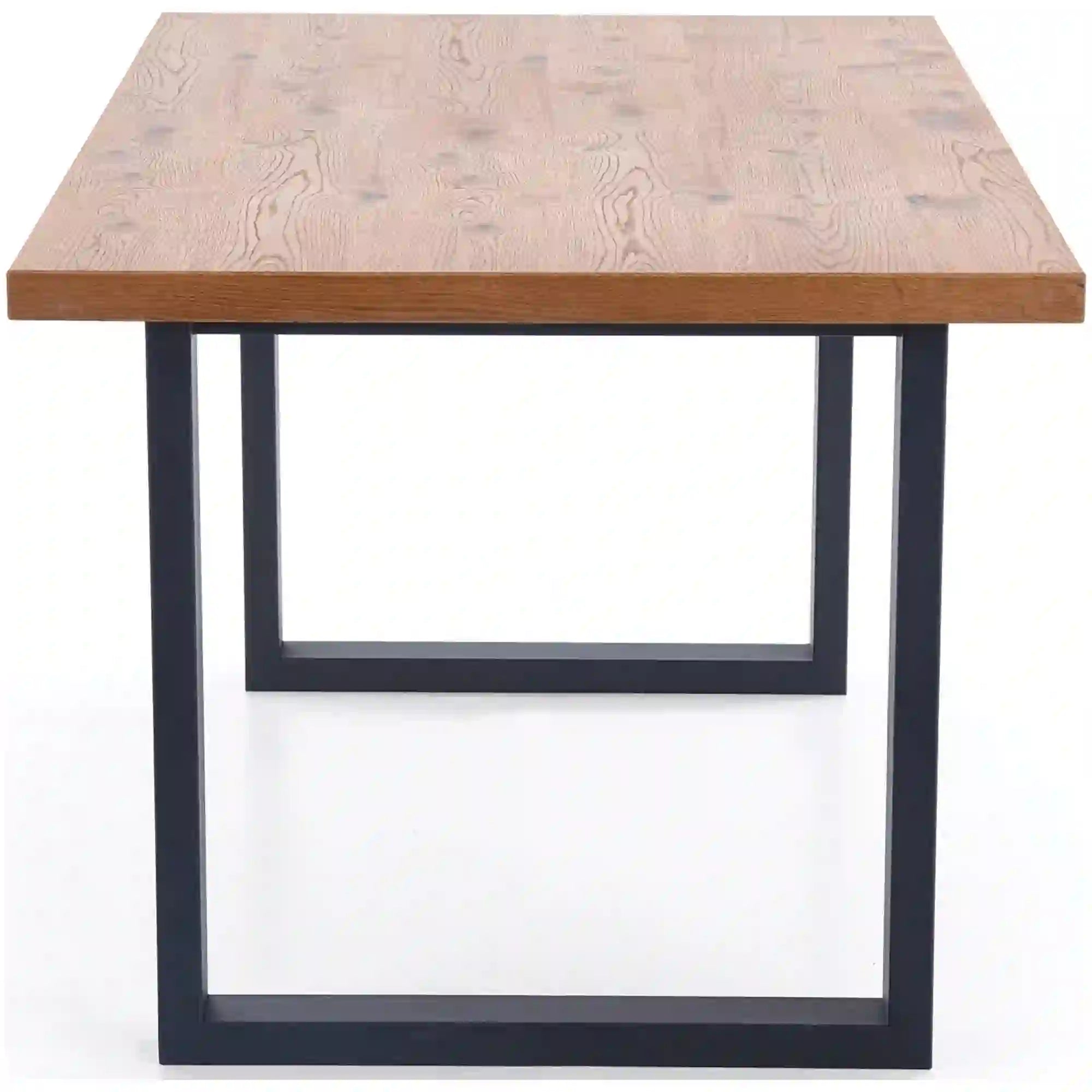 Masa extensibila HOUSTON OCN-37420, stejar/negru