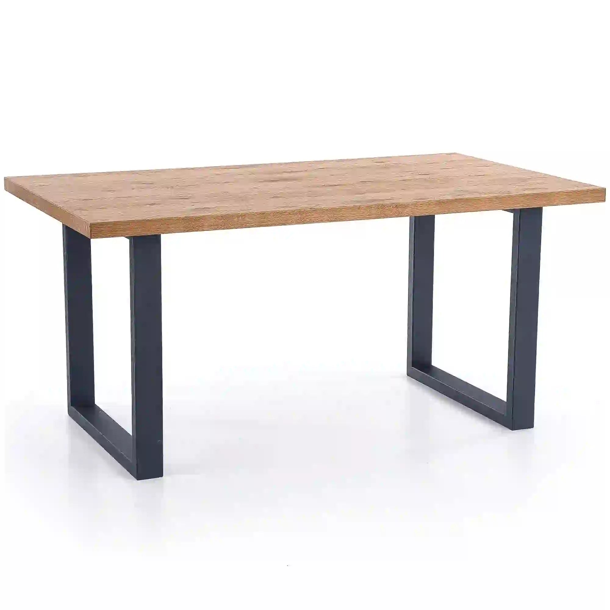 Masa extensibila HOUSTON OCN-37420, stejar/negru