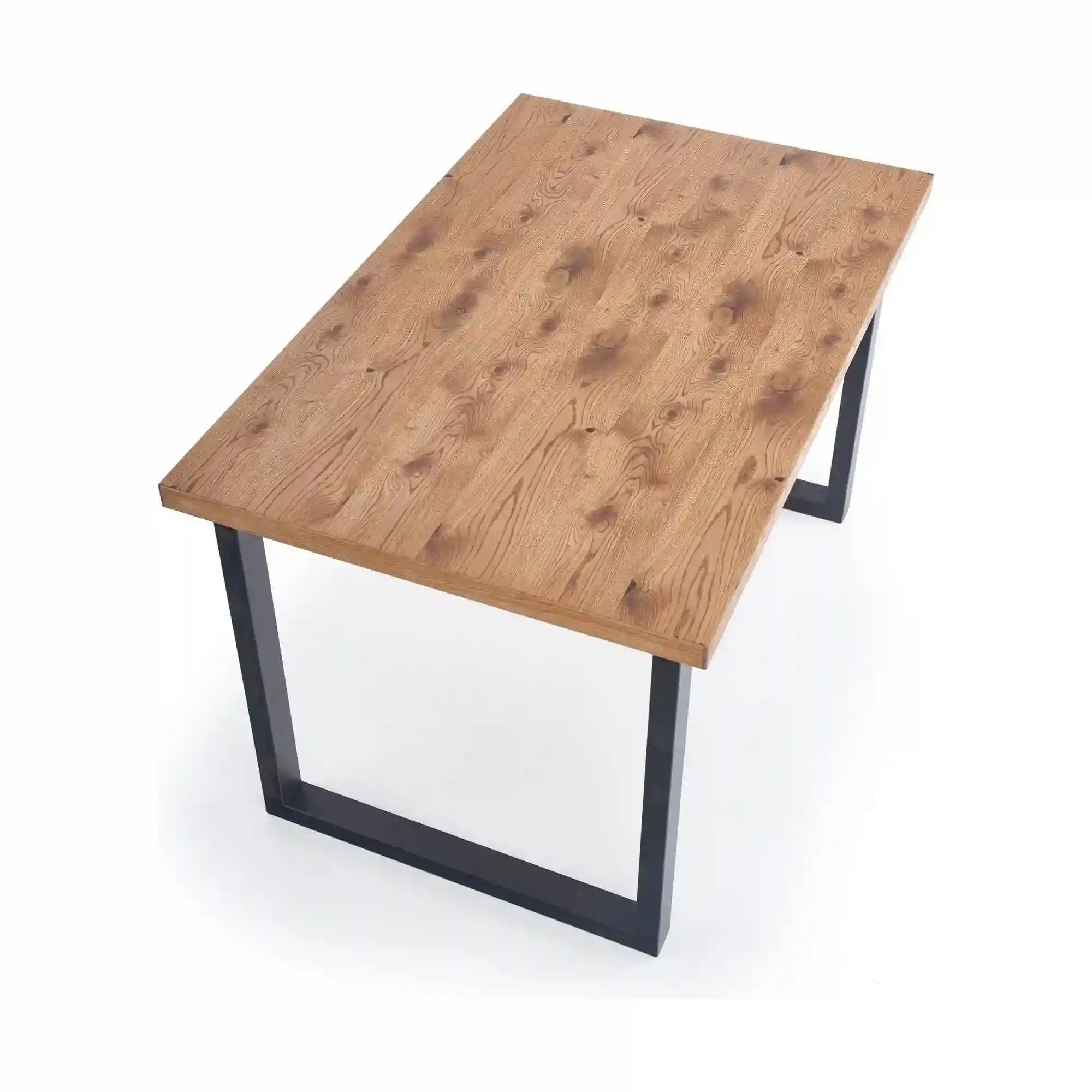 Masa extensibila HOUSTON OCN-37421, stejar/negru