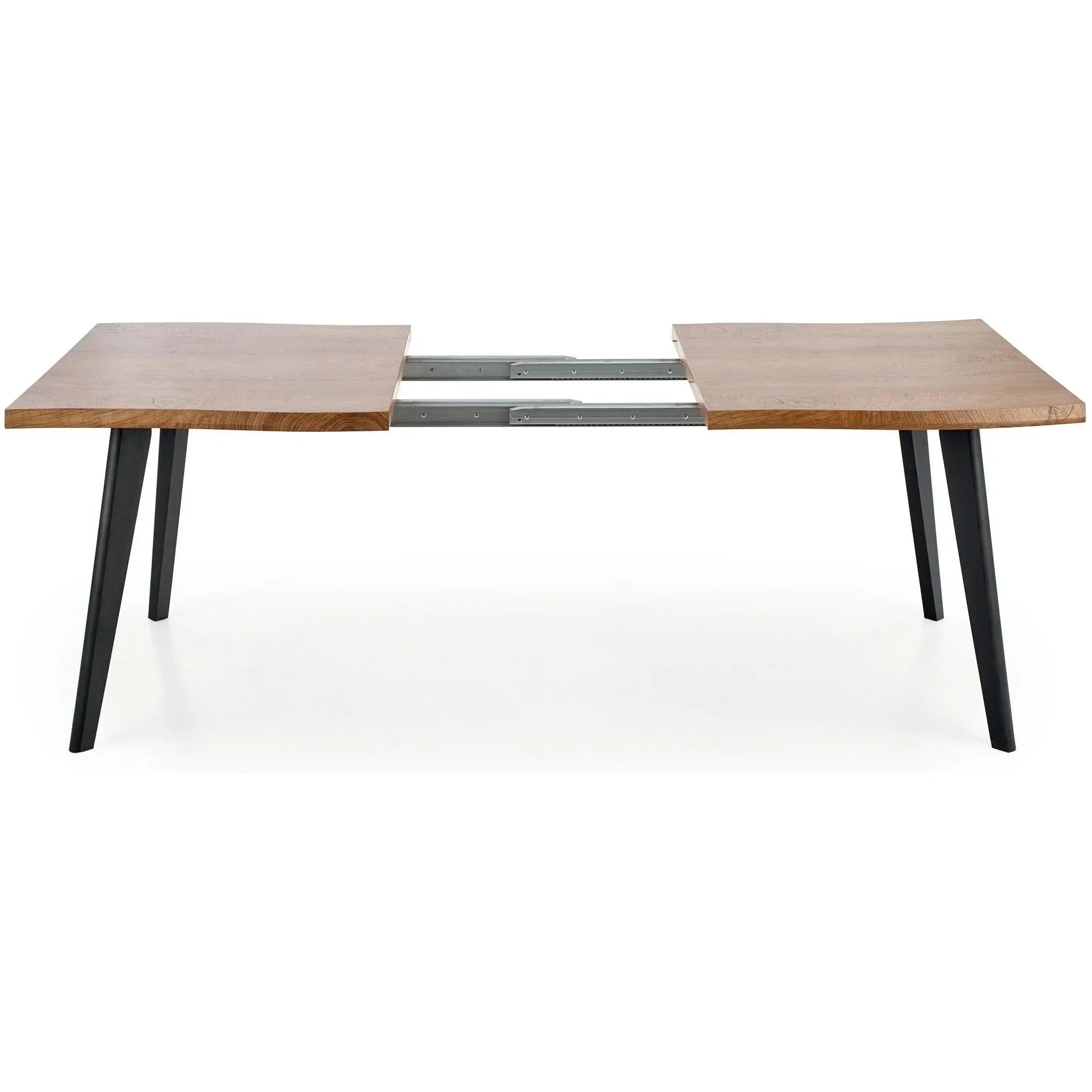 Masa extensibila HOUSTON OCN-37430, stejar natural/negru